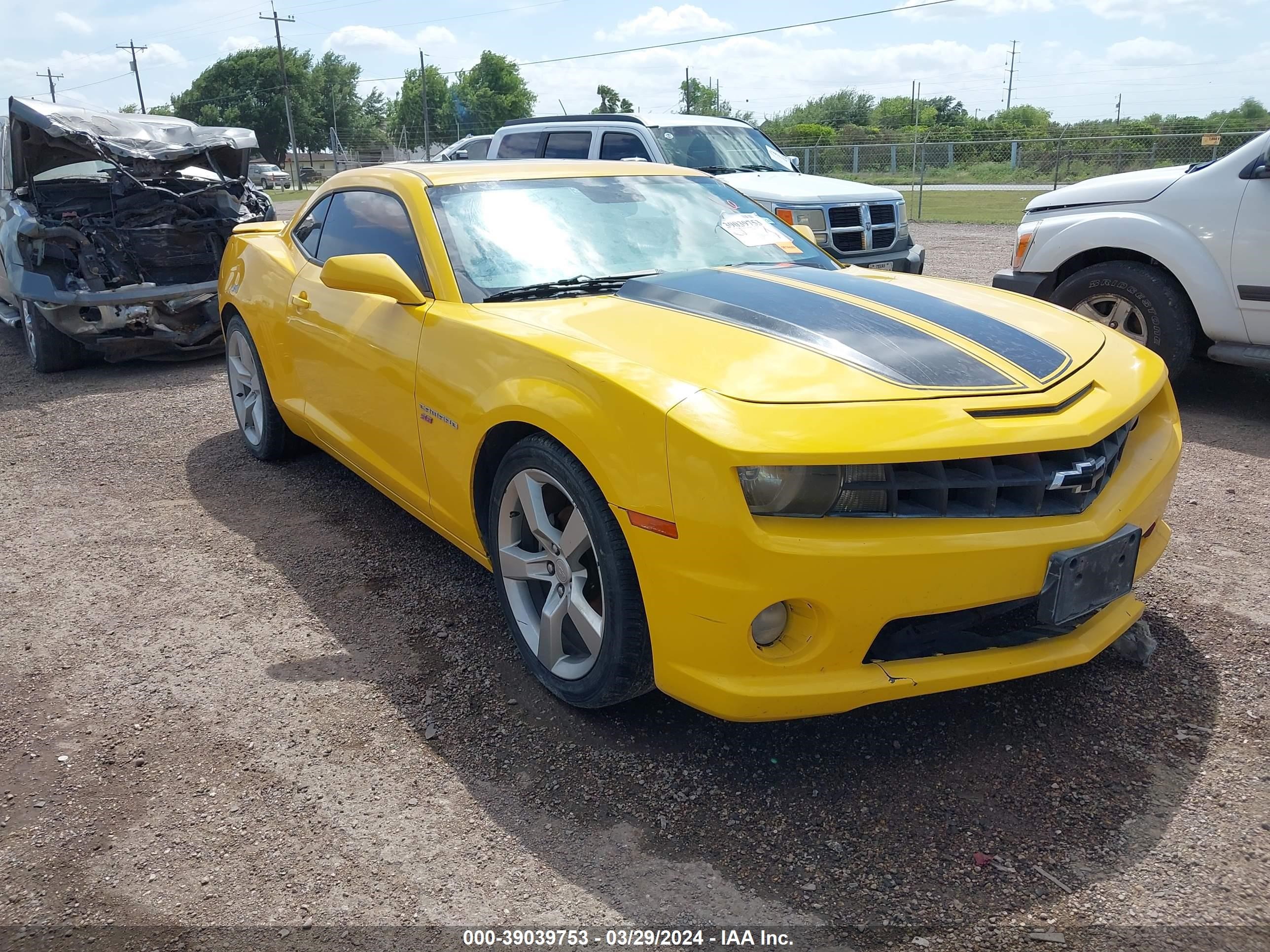 CHEVROLET CAMARO 2011 2g1fb1ed3b9147095