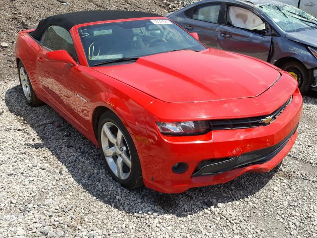 CHEVROLET CAMARO LT 2014 2g1fb3d30e9267395