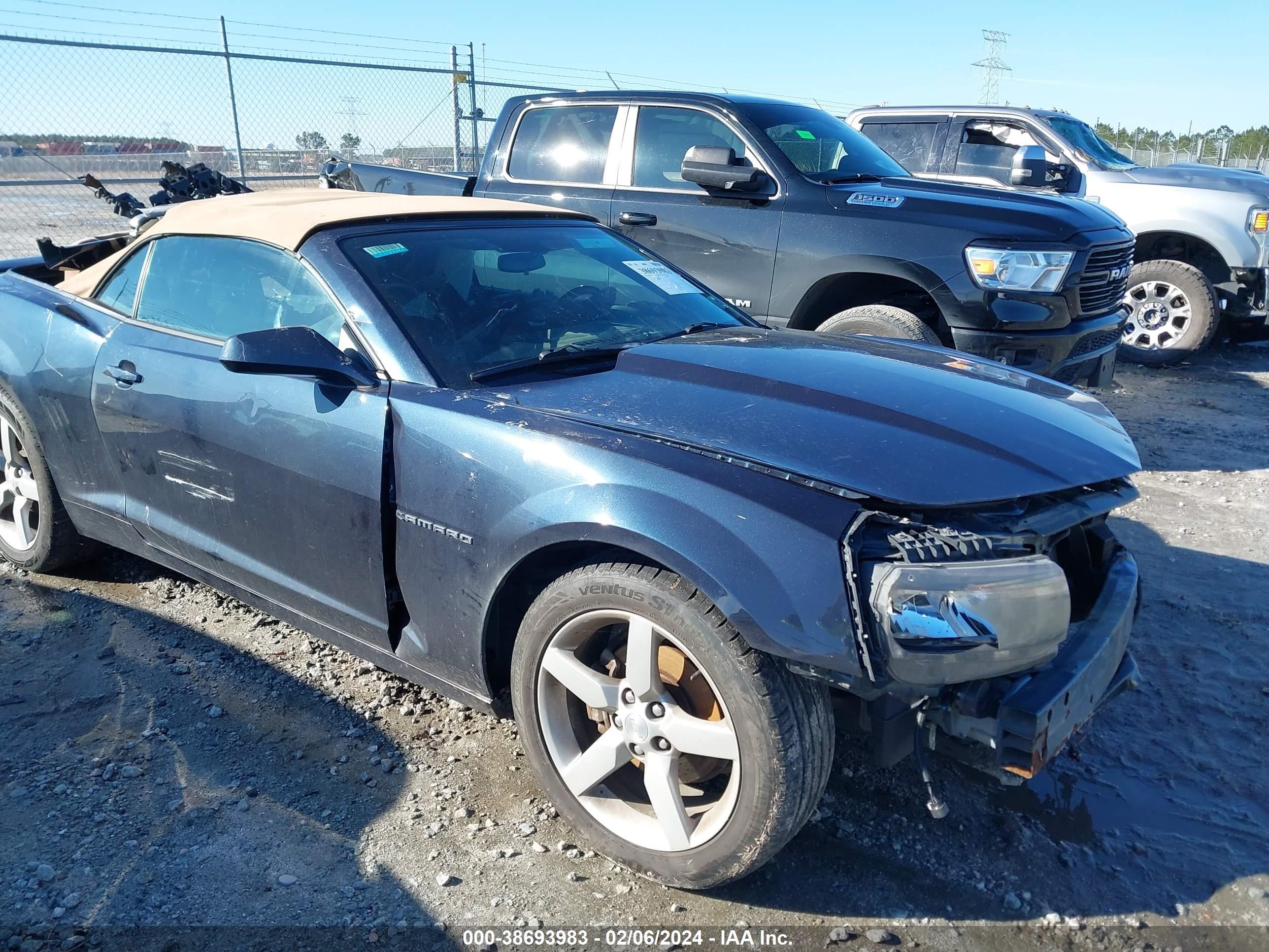 CHEVROLET CAMARO 2014 2g1fb3d31e9136475