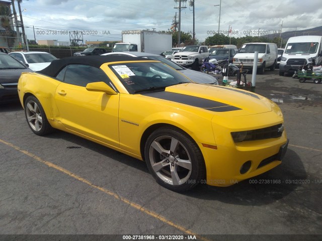 CHEVROLET CAMARO 2011 2g1fb3dd8b9210205