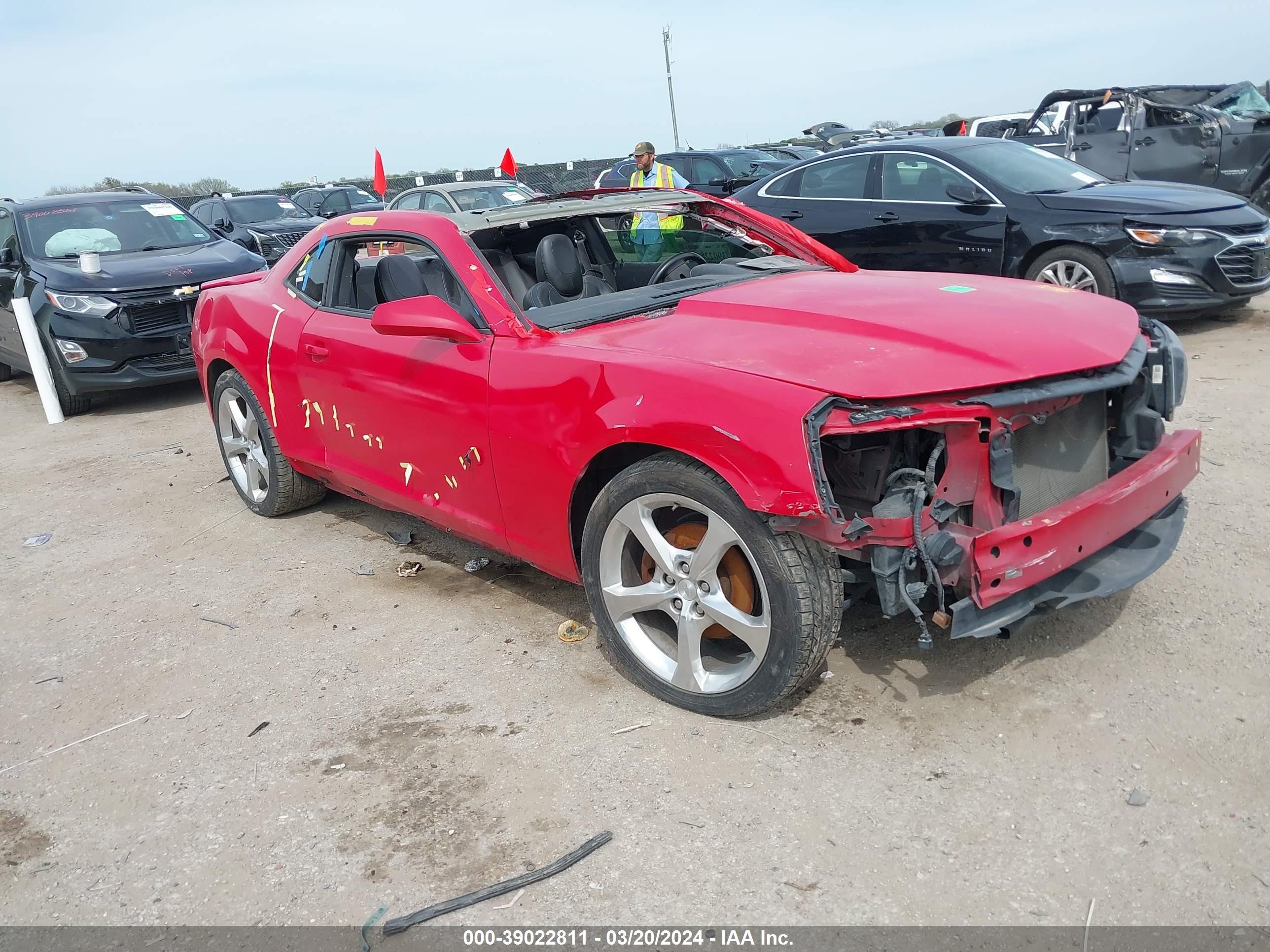 CHEVROLET CAMARO 2014 2g1fc1e32e9136274