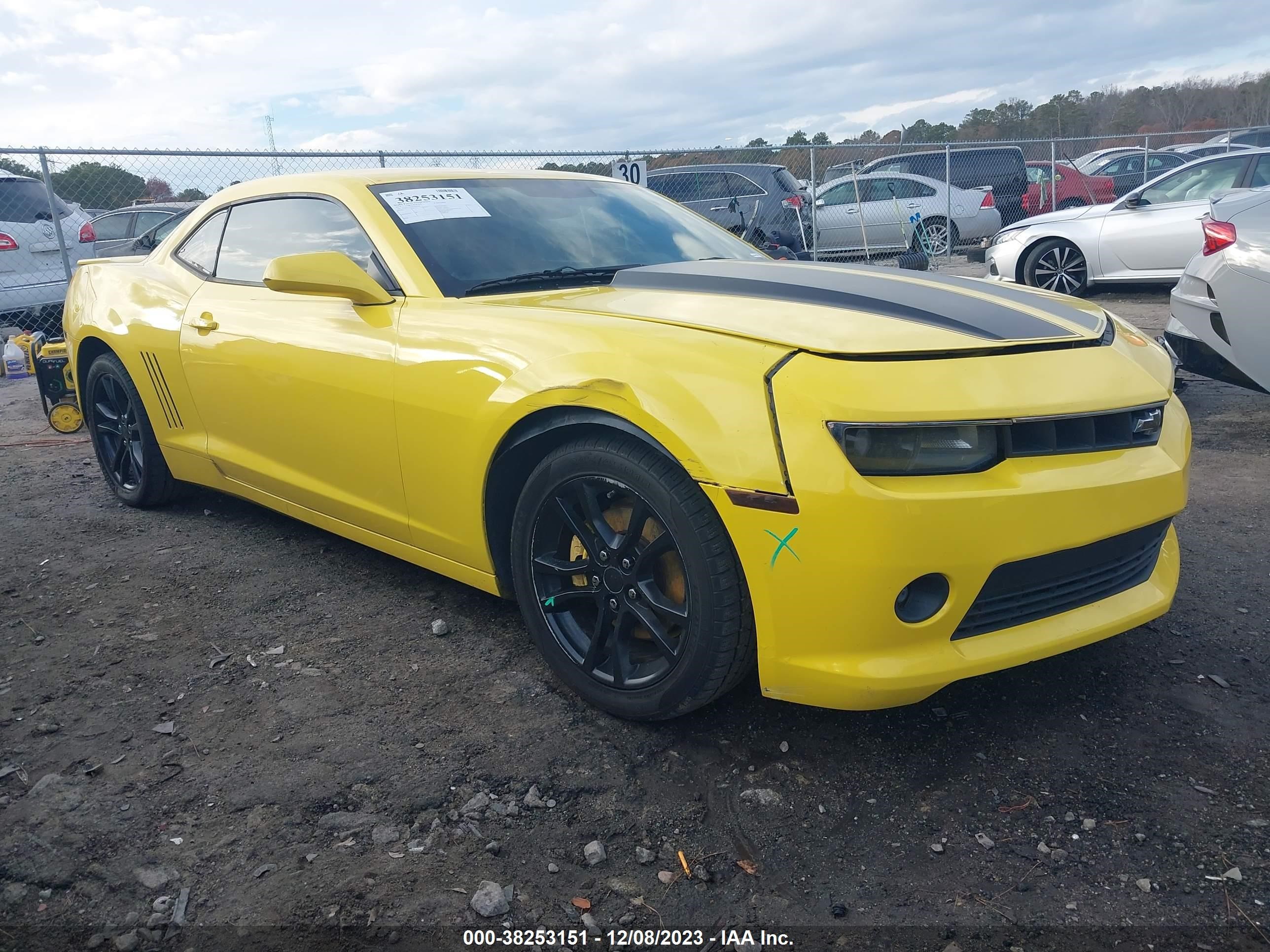 CHEVROLET CAMARO 2014 2g1fc1e36e9160562