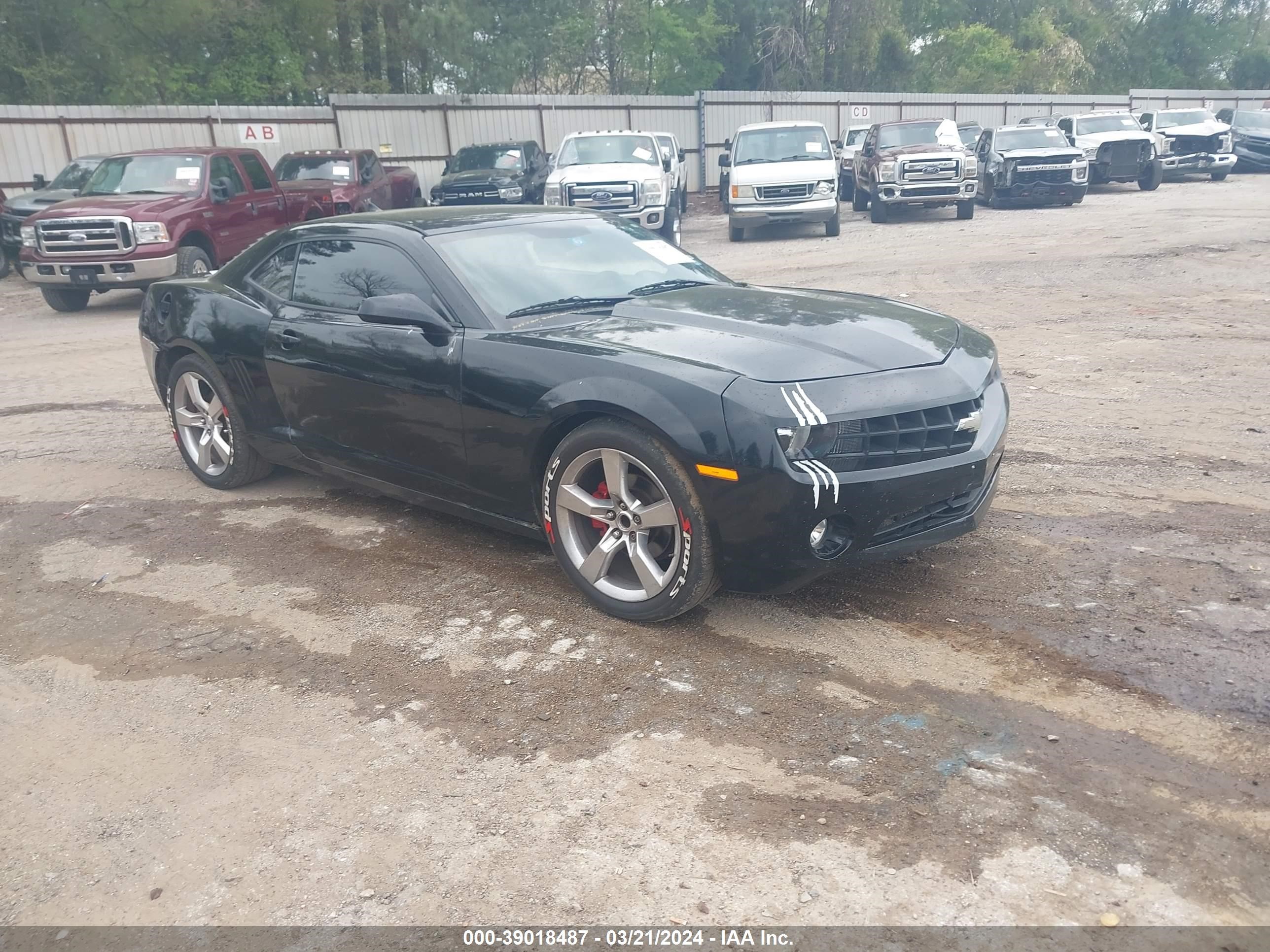 CHEVROLET CAMARO 2011 2g1fc1ed5b9171783