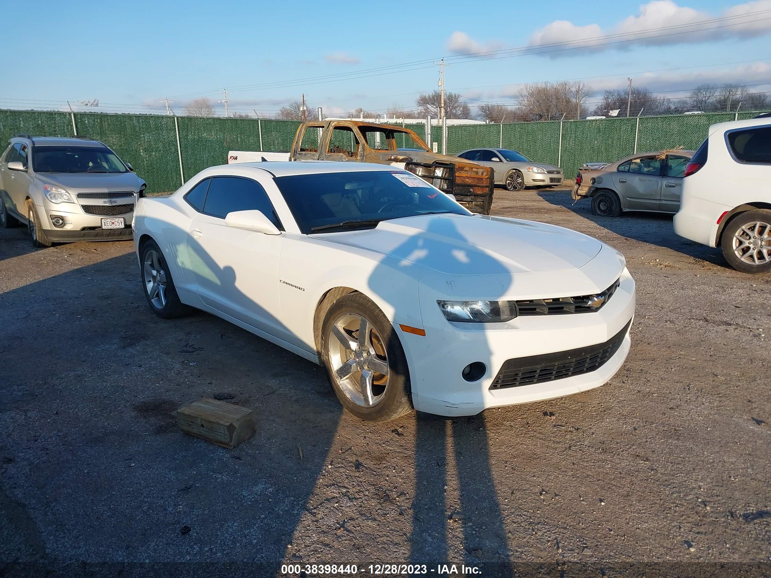 CHEVROLET CAMARO 2015 2g1fd1e31f9306378