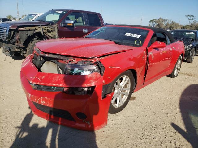 CHEVROLET CAMARO LT 2015 2g1fd3d34f9267766