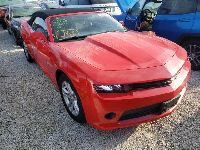 CHEVROLET CAMARO LT 2015 2g1fd3d38f9228419