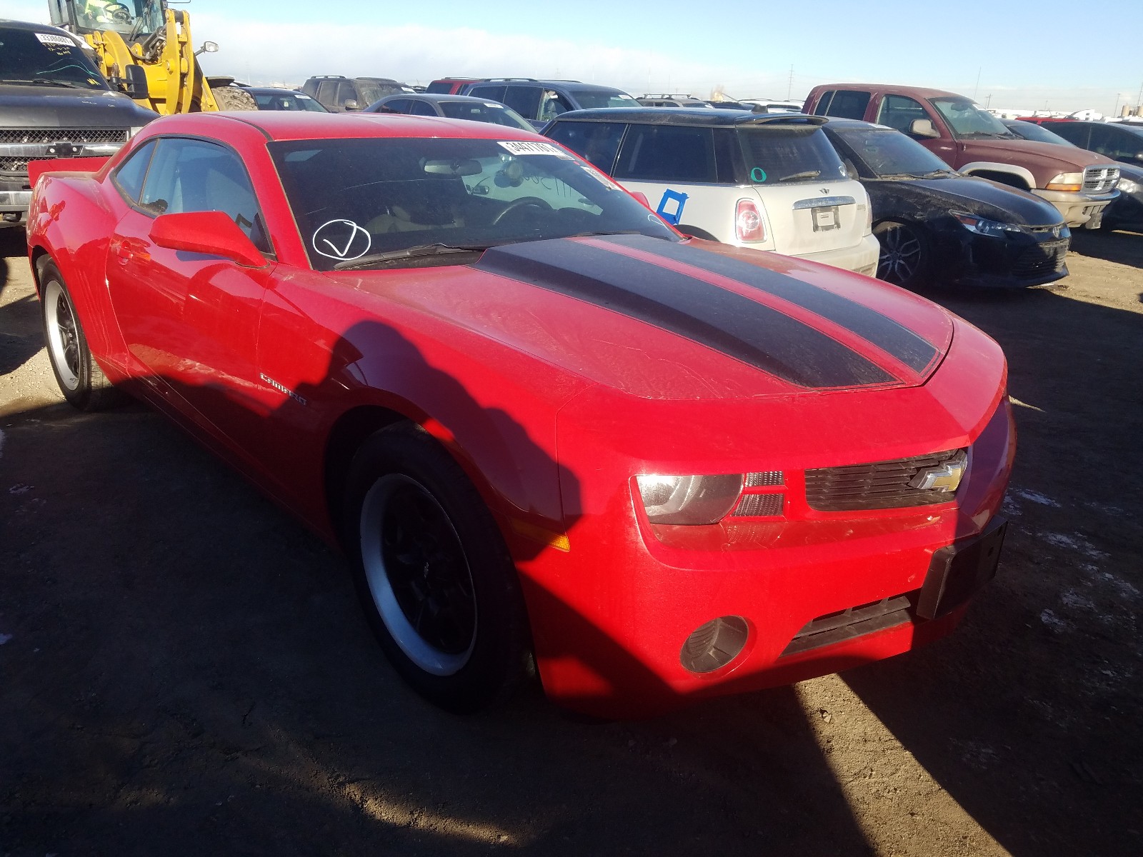 CHEVROLET CAMARO LS 2013 2g1fe1e36d9244230