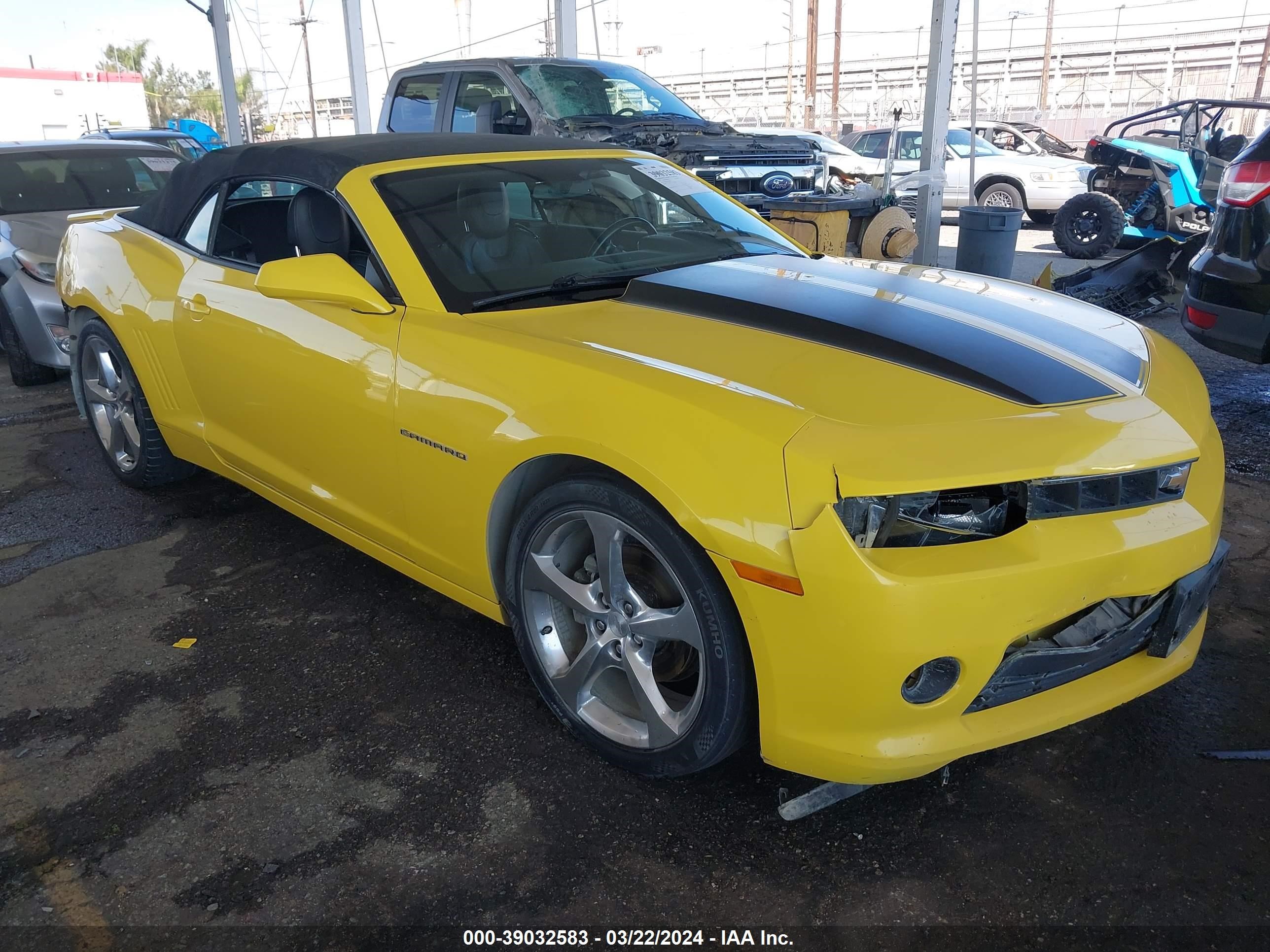 CHEVROLET CAMARO 2015 2g1ff3d37f9255489