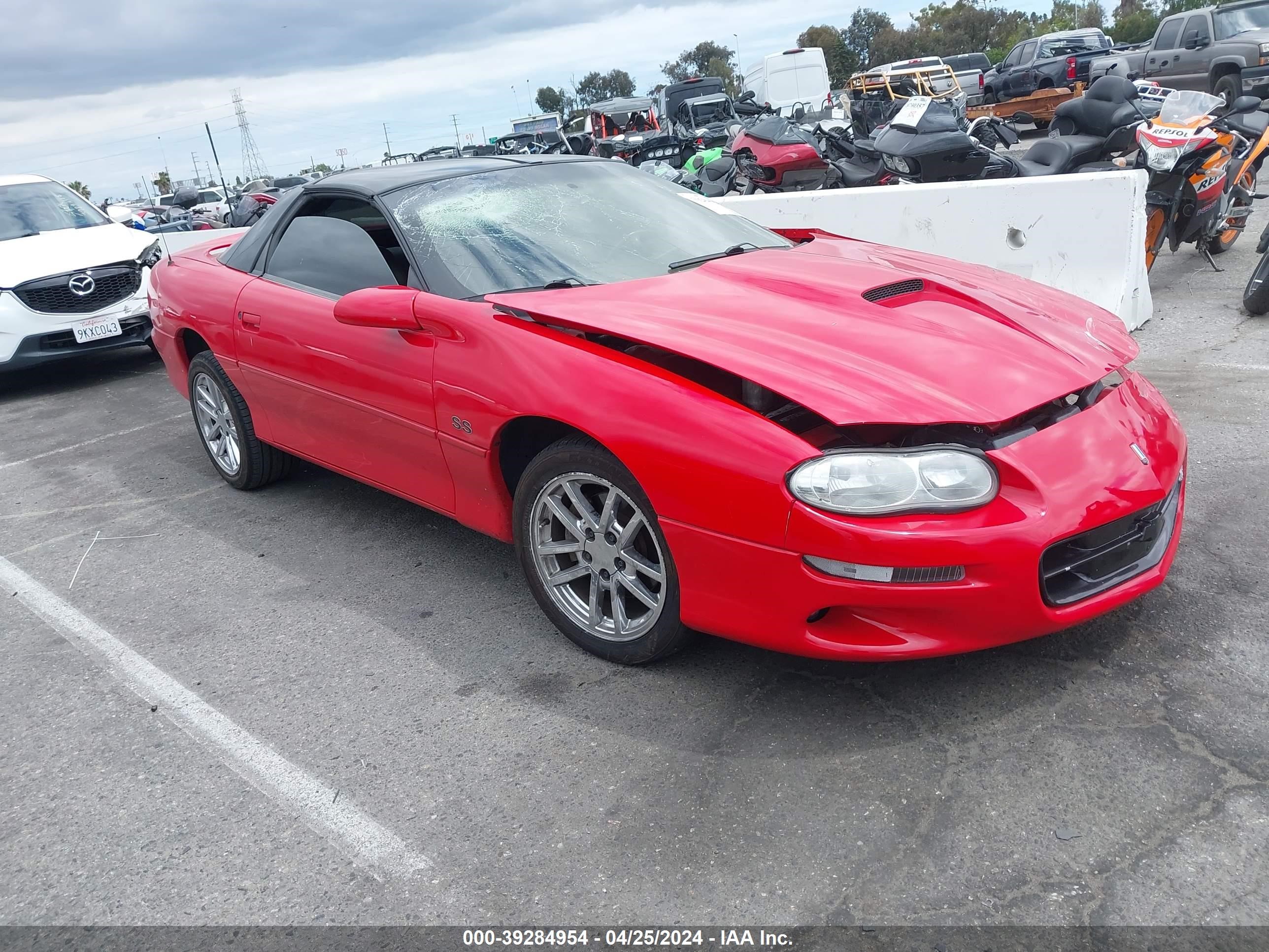 CHEVROLET CAMARO 2002 2g1fp22g822140092