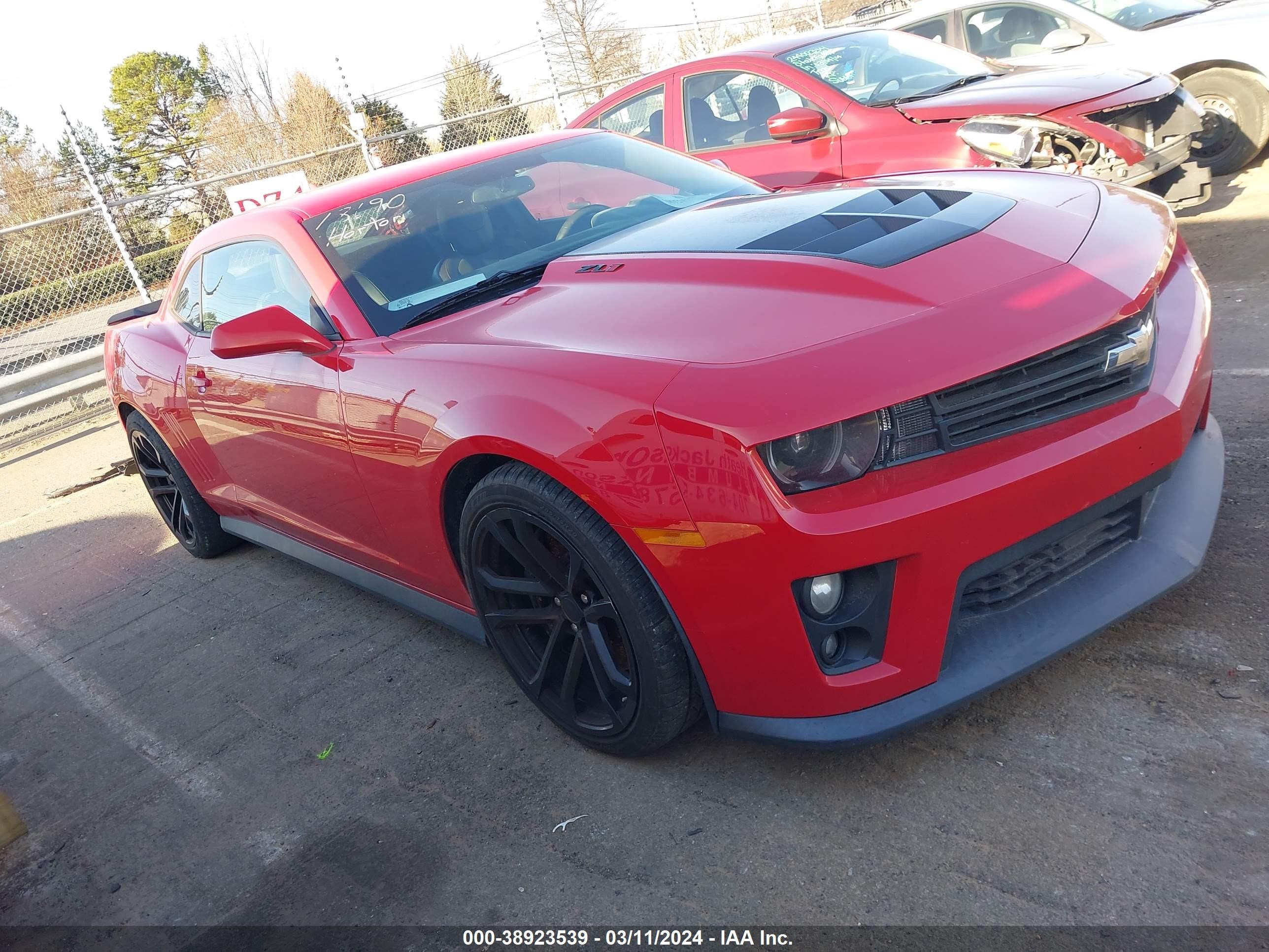 CHEVROLET CAMARO 2013 2g1fz1ep2d9807135