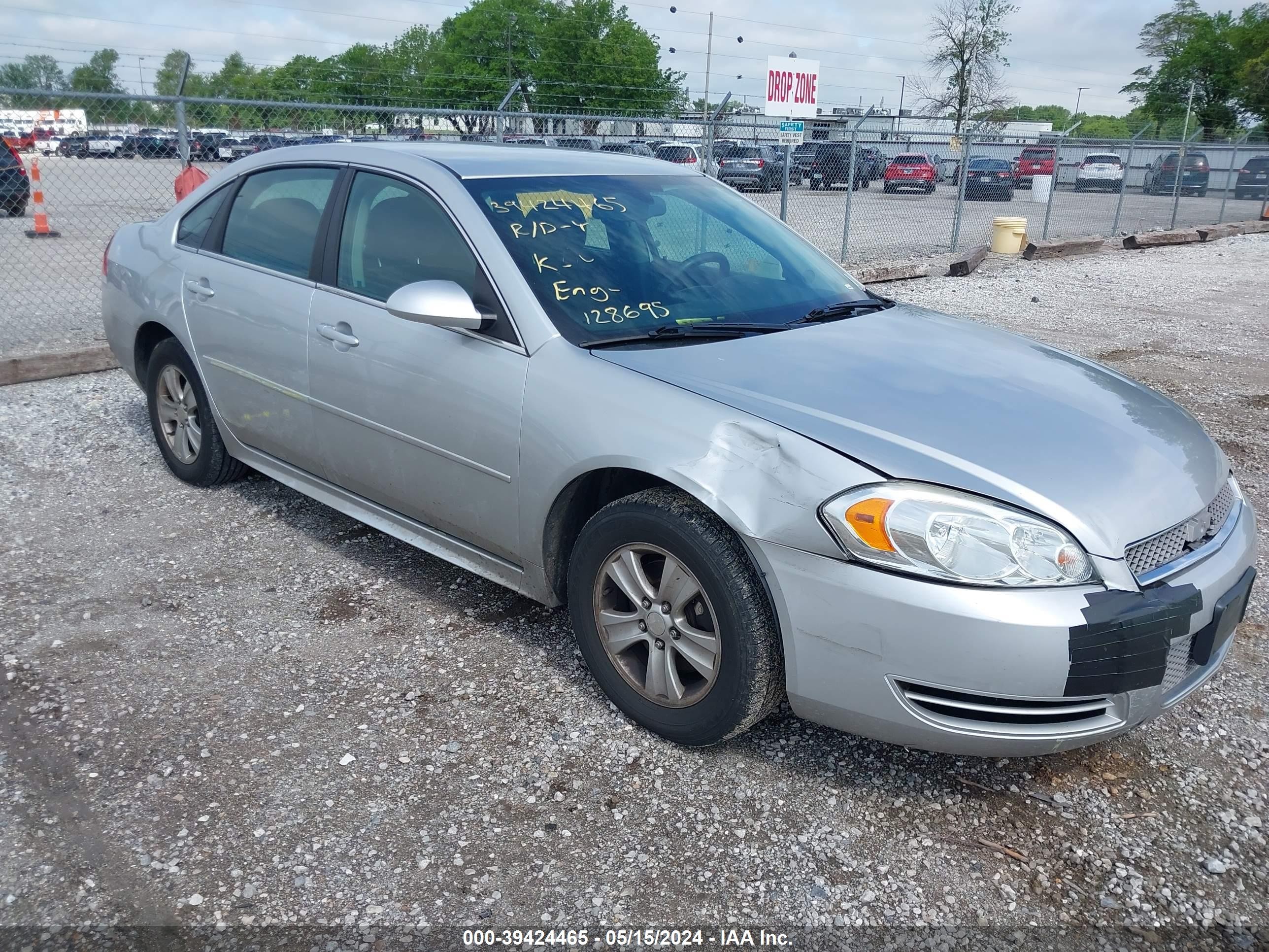 CHEVROLET IMPALA 2015 2g1wa5e31f1128373