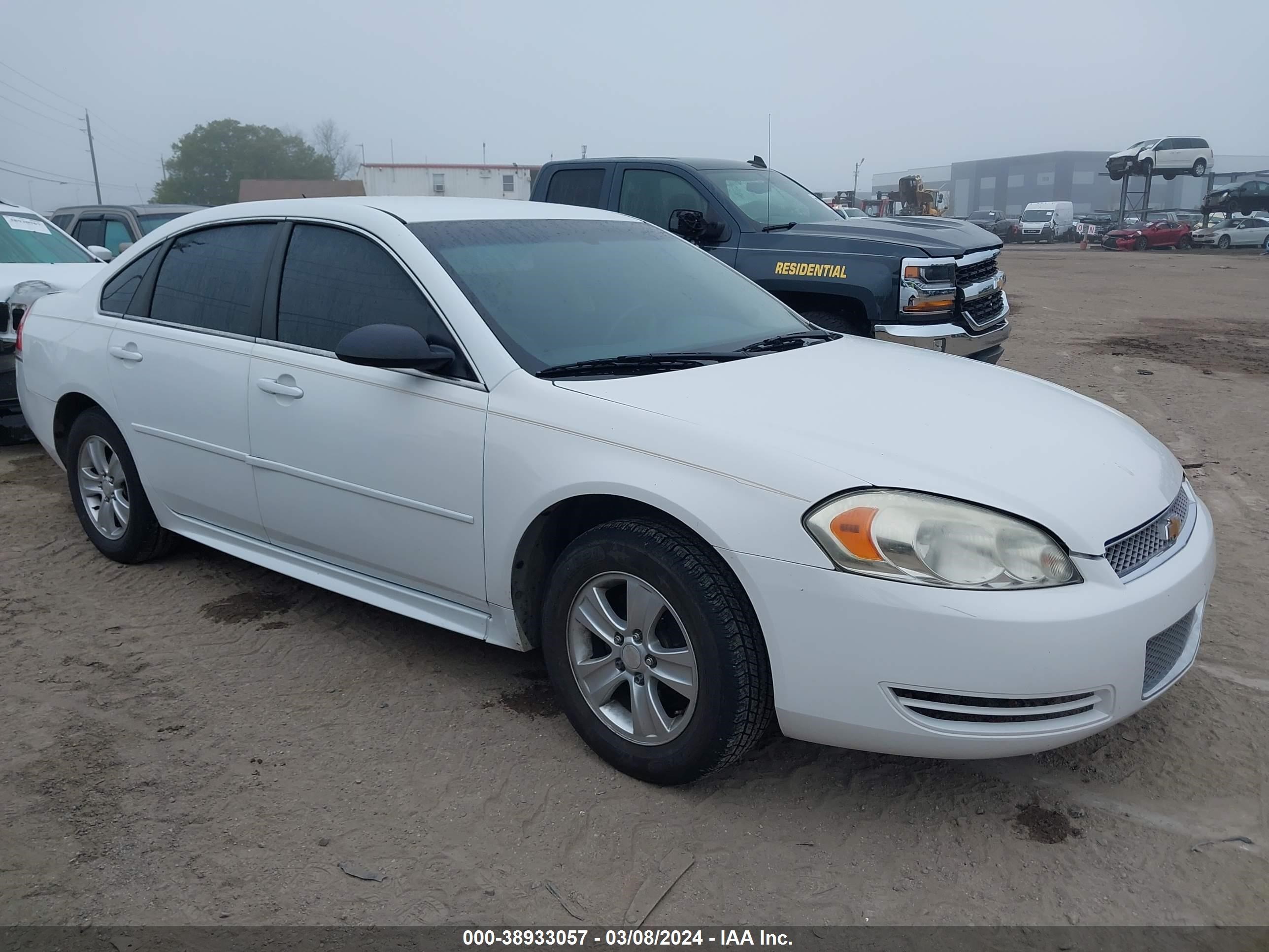 CHEVROLET IMPALA 2012 2g1wa5e33c1328120