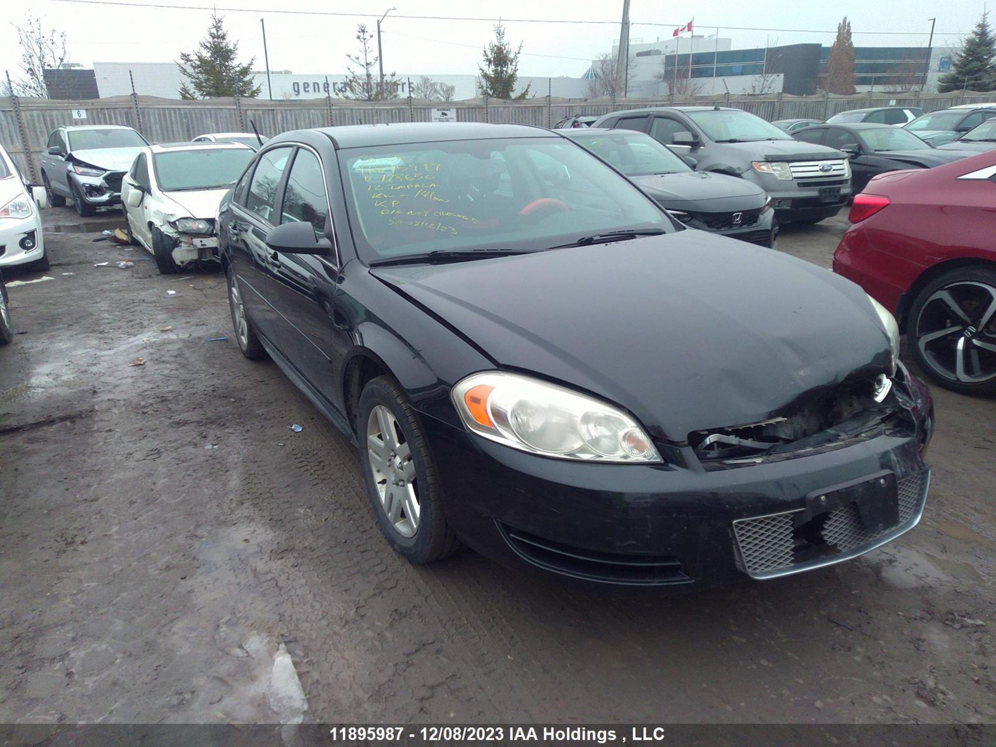 CHEVROLET IMPALA 2012 2g1wa5e34c1178650