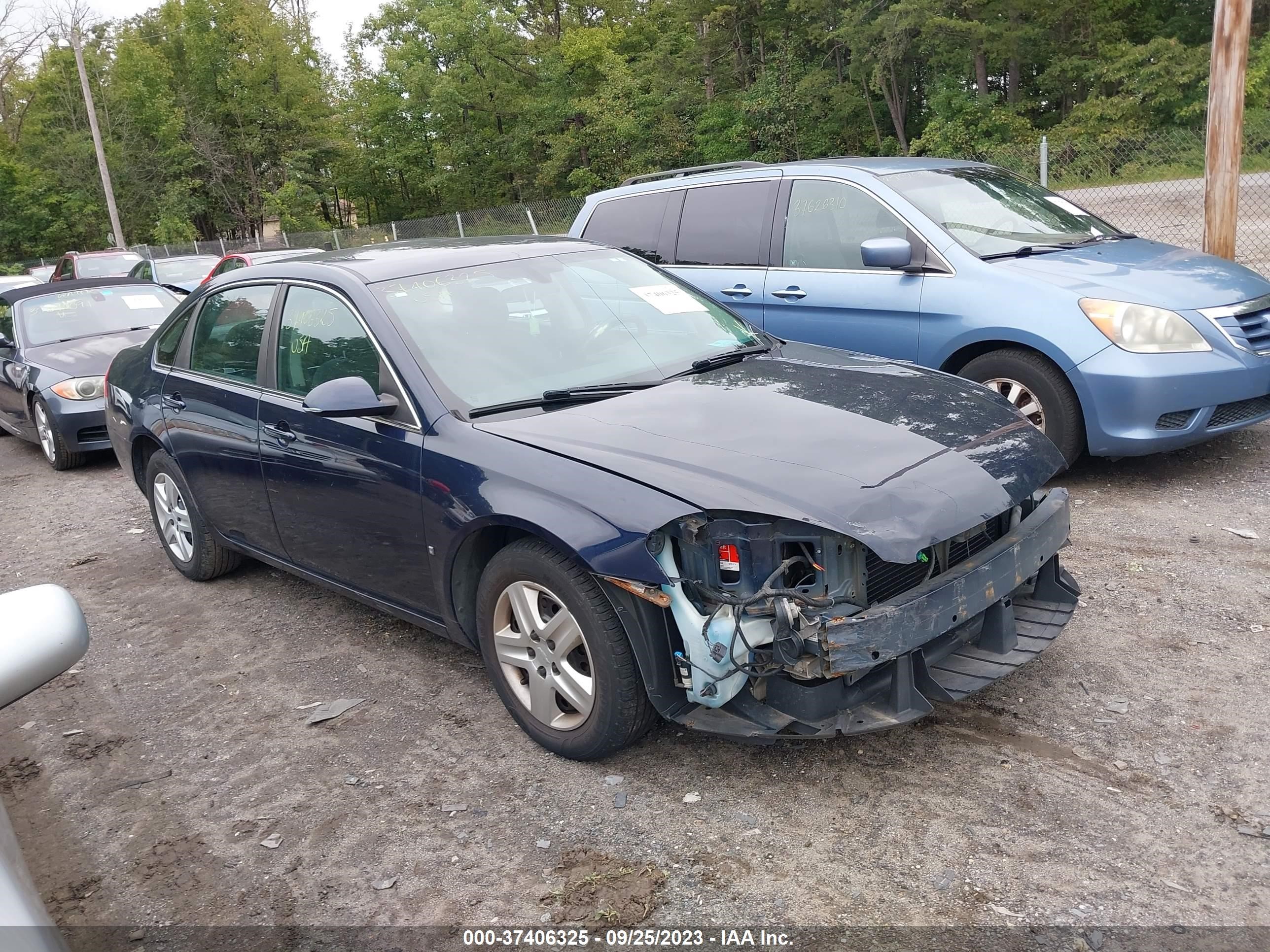 CHEVROLET IMPALA 2008 2g1wb55k881211130