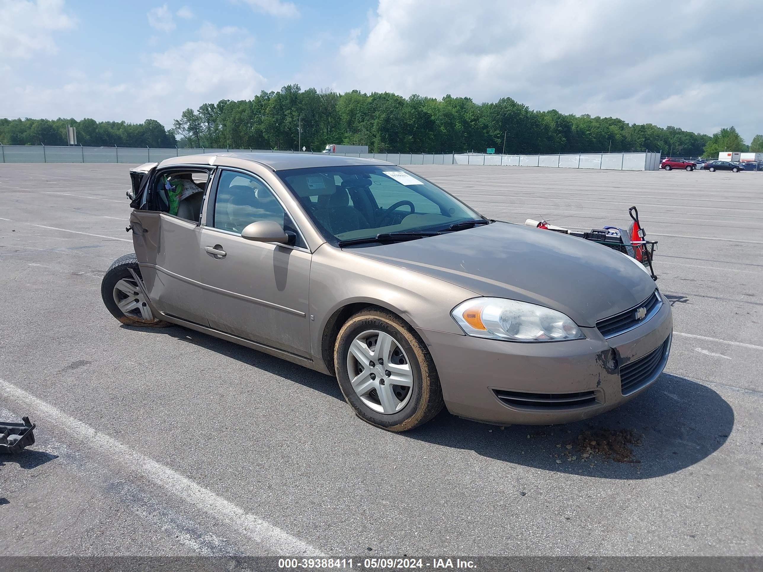 CHEVROLET IMPALA 2007 2g1wb55kx79386205