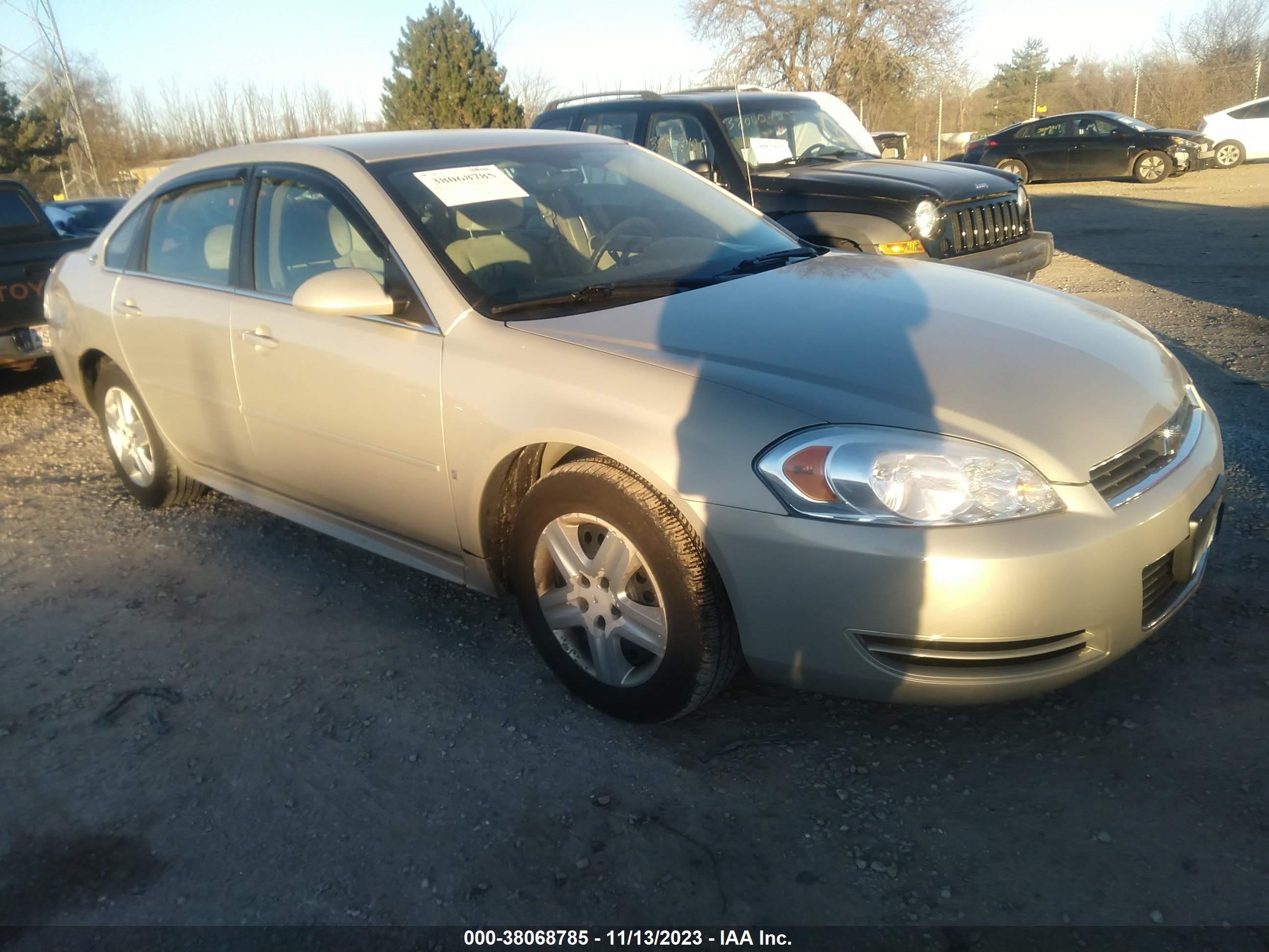 CHEVROLET IMPALA 2009 2g1wb57k391137596