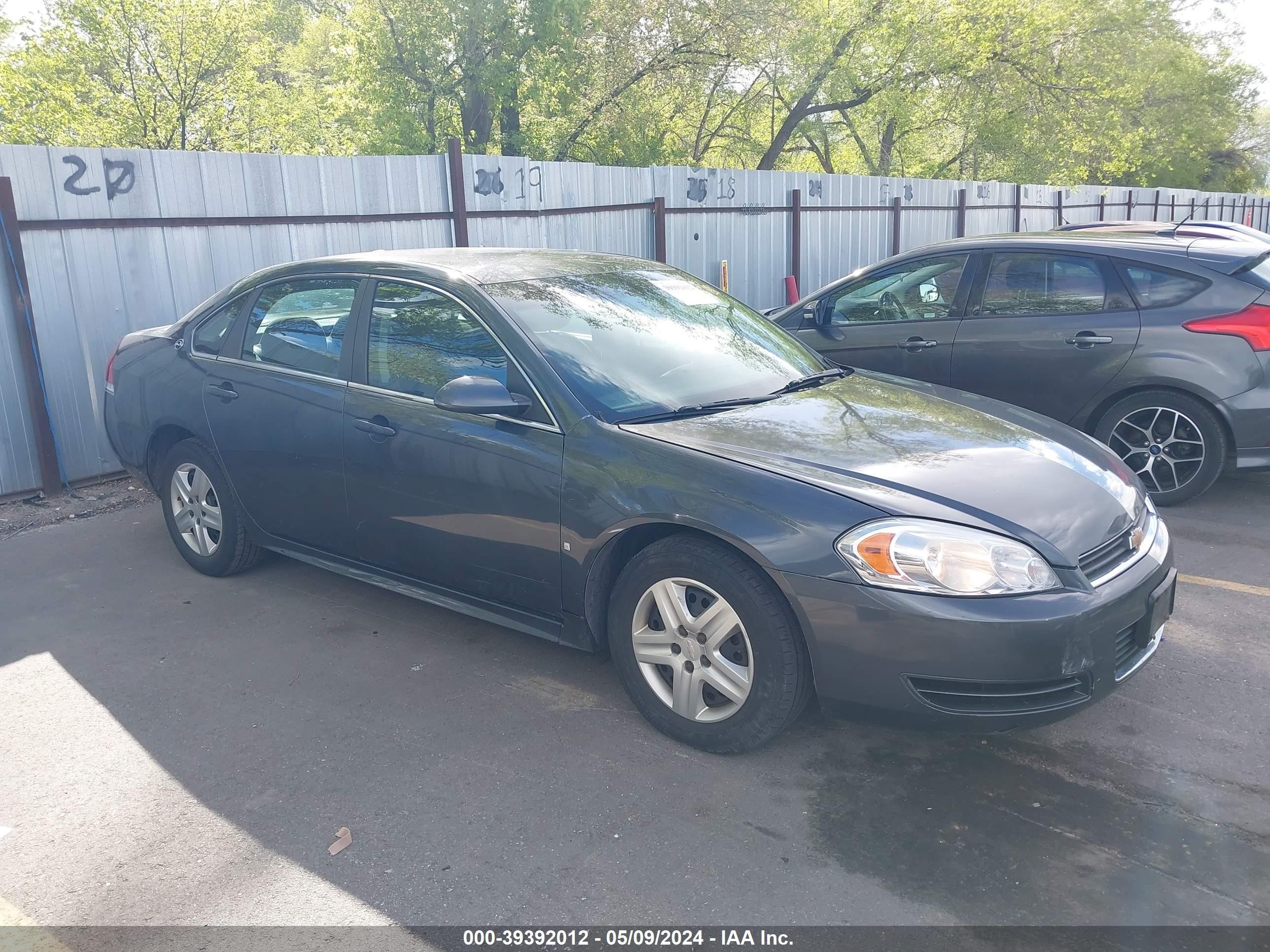 CHEVROLET IMPALA 2009 2g1wb57k791319091