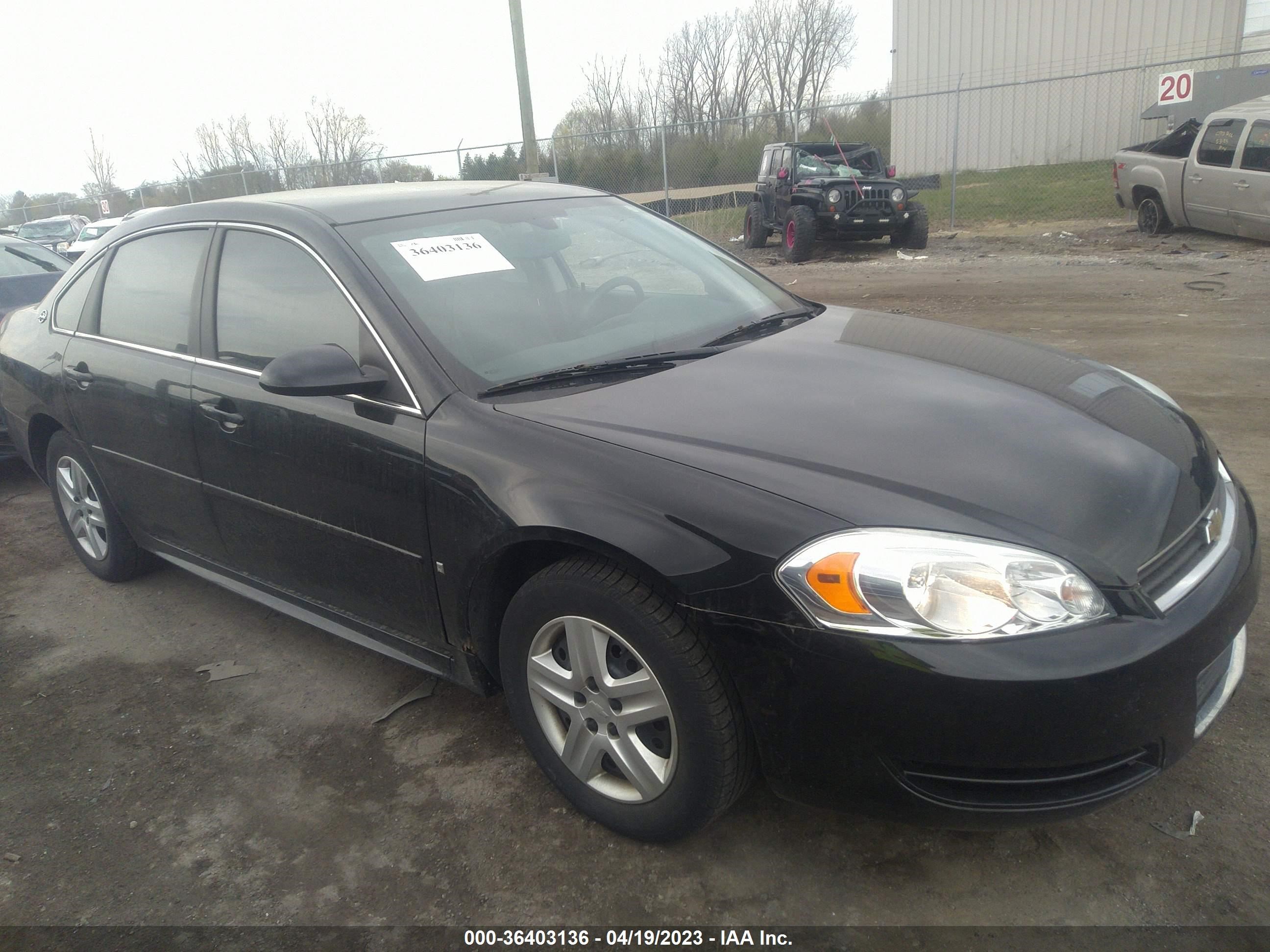 CHEVROLET IMPALA 2009 2g1wb57k991113156