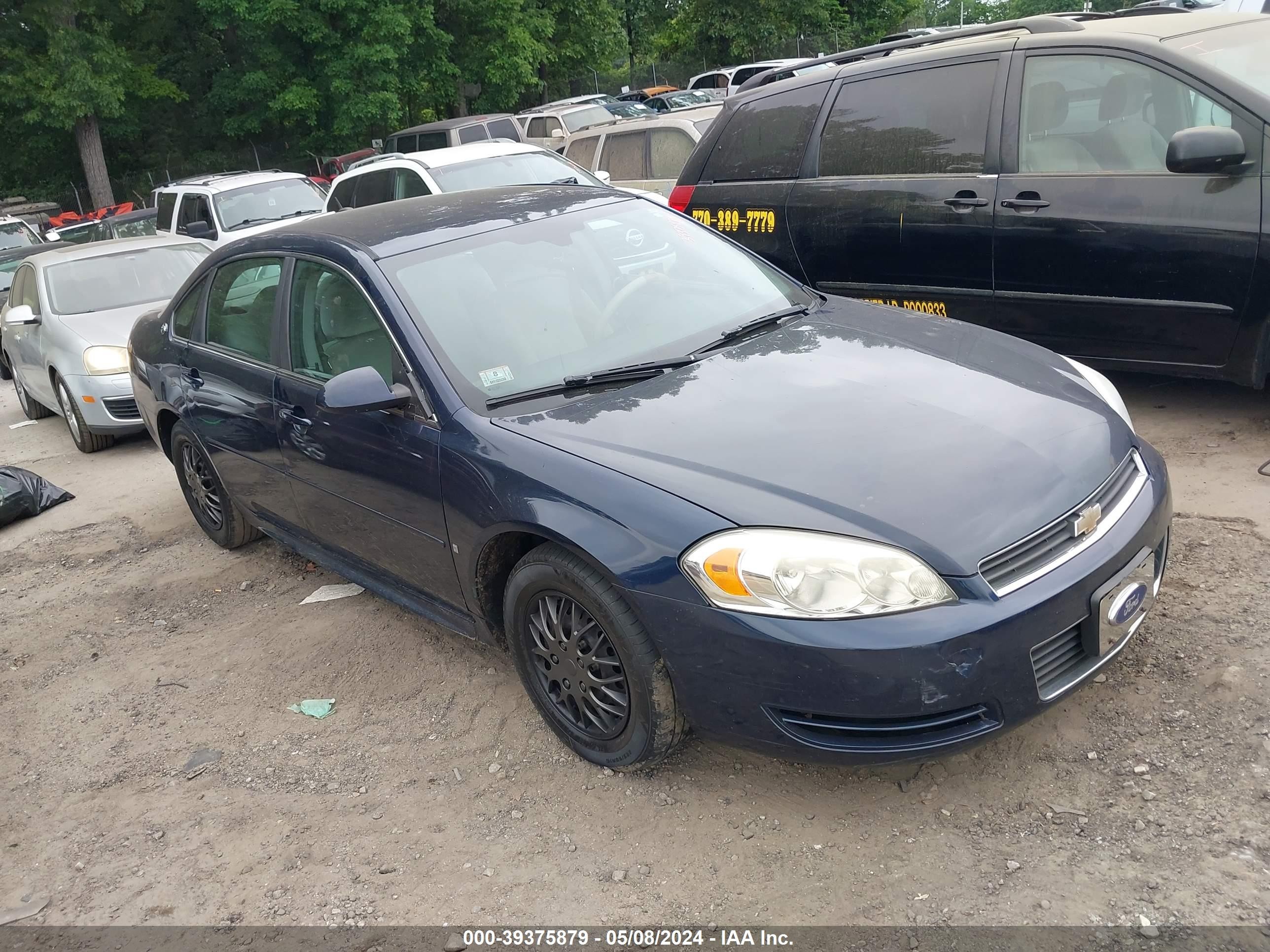 CHEVROLET IMPALA 2009 2g1wb57n191238923