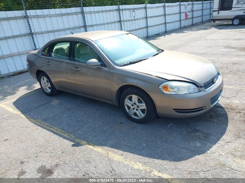 CHEVROLET IMPALA 2007 2g1wb58k079304185