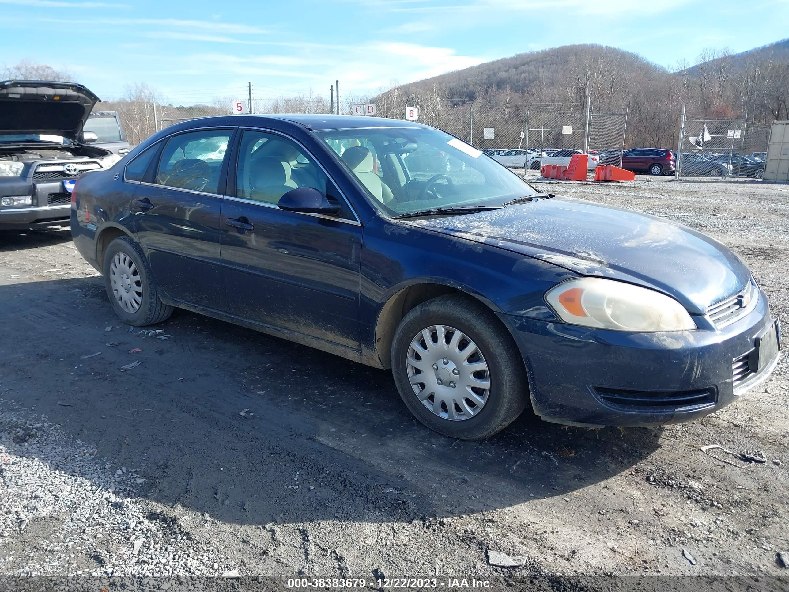 CHEVROLET IMPALA 2007 2g1wb58k179302252