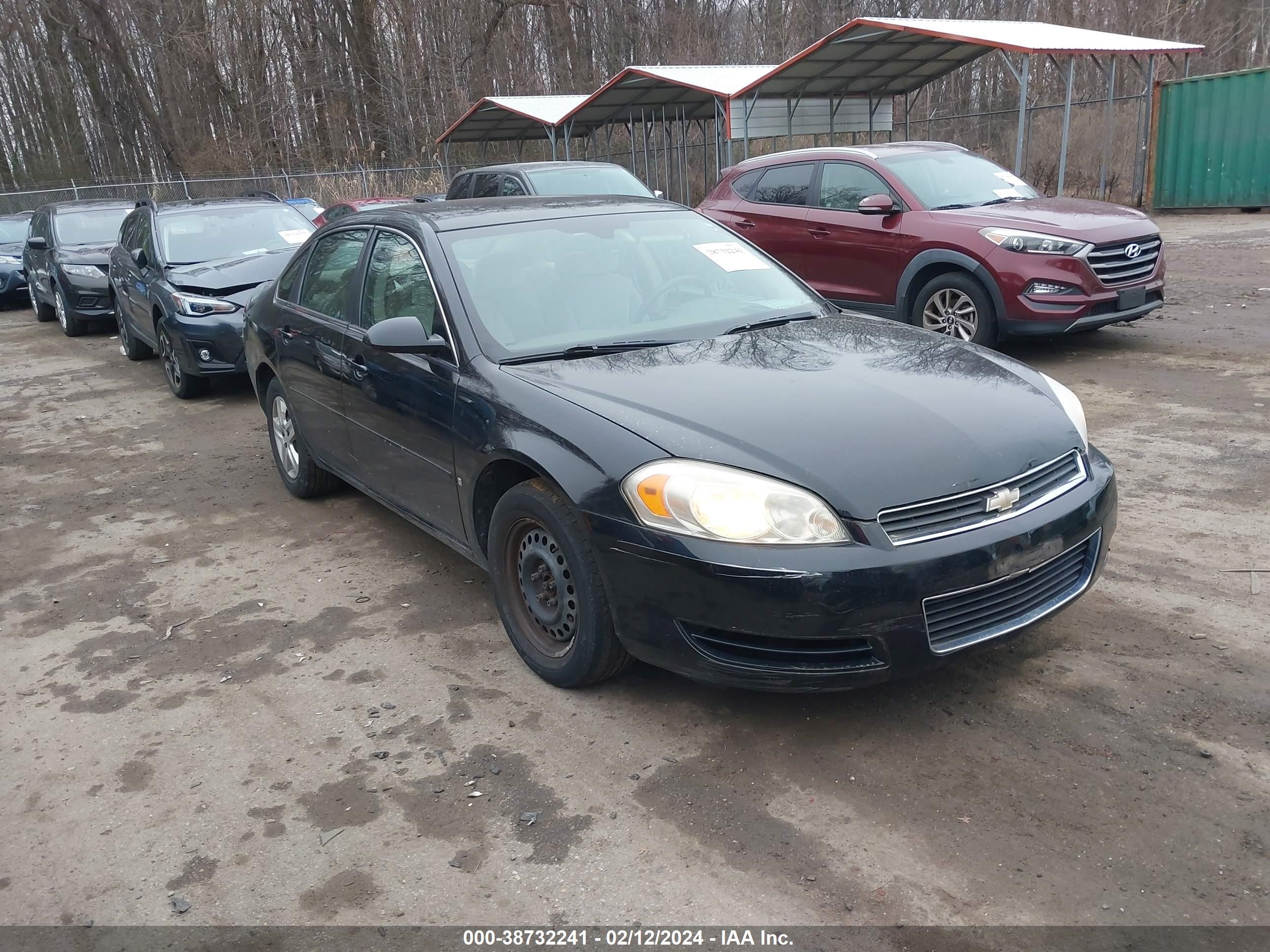 CHEVROLET IMPALA 2007 2g1wb58k179403887