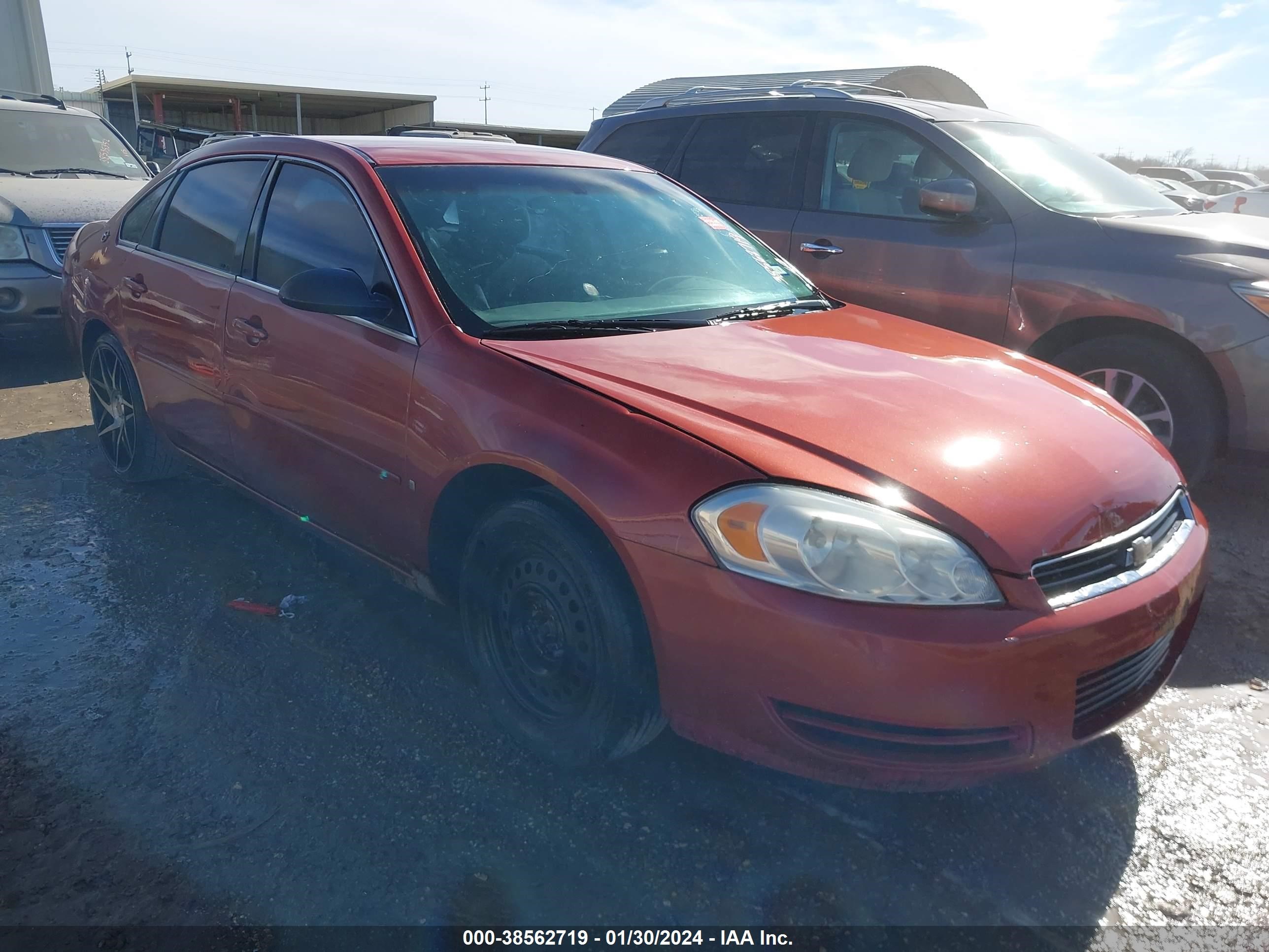 CHEVROLET IMPALA 2008 2g1wb58k189211404