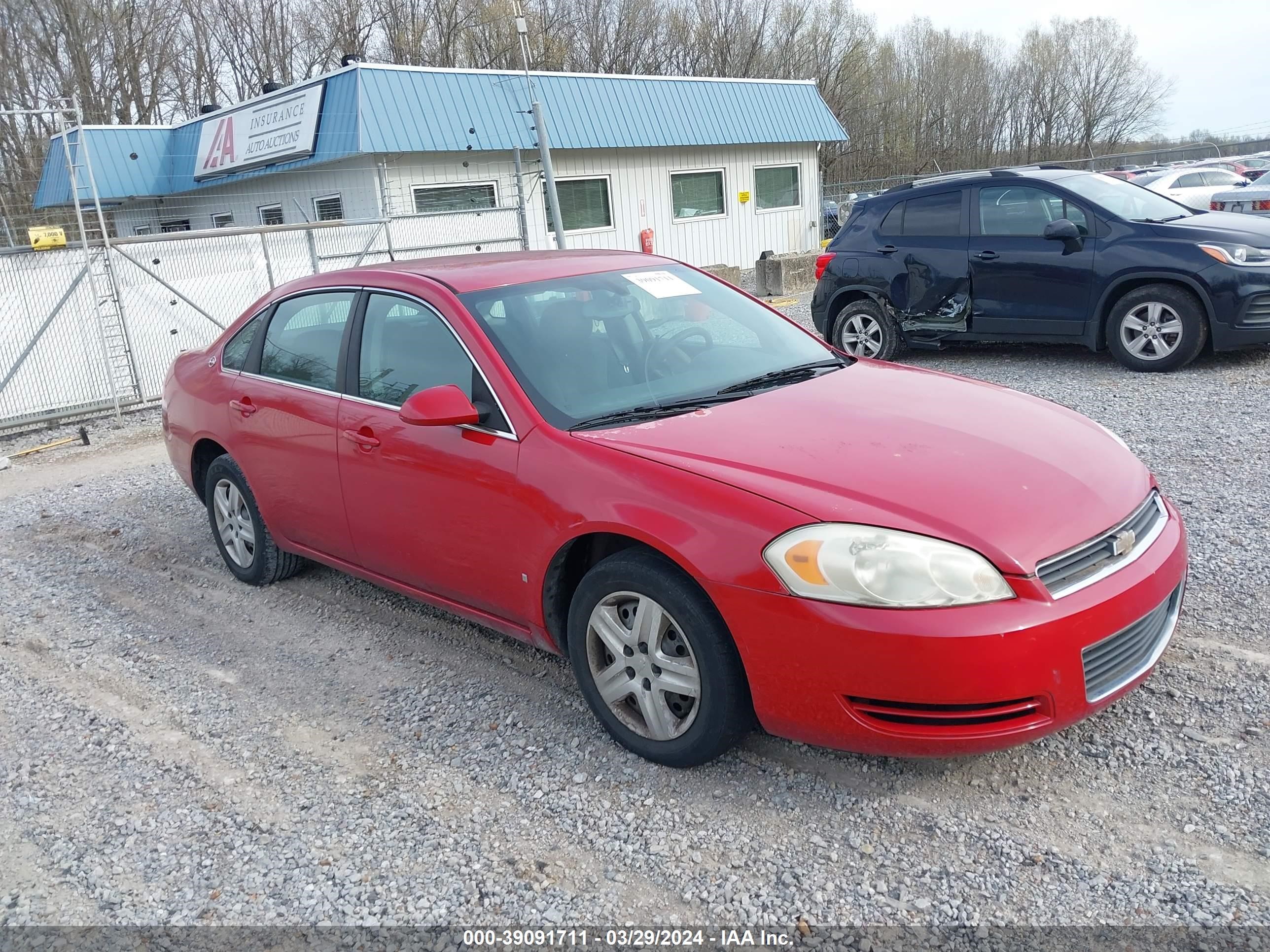 CHEVROLET IMPALA 2008 2g1wb58k281200023