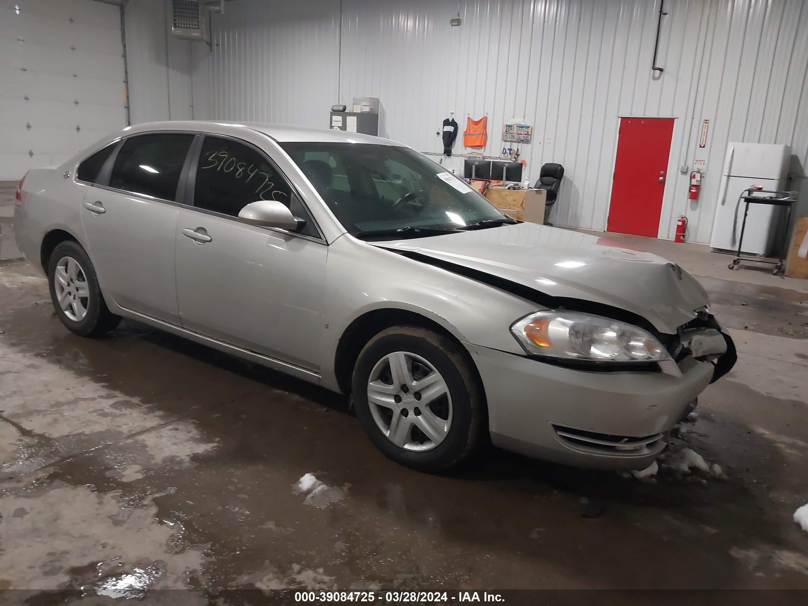 CHEVROLET IMPALA 2008 2g1wb58k281345031