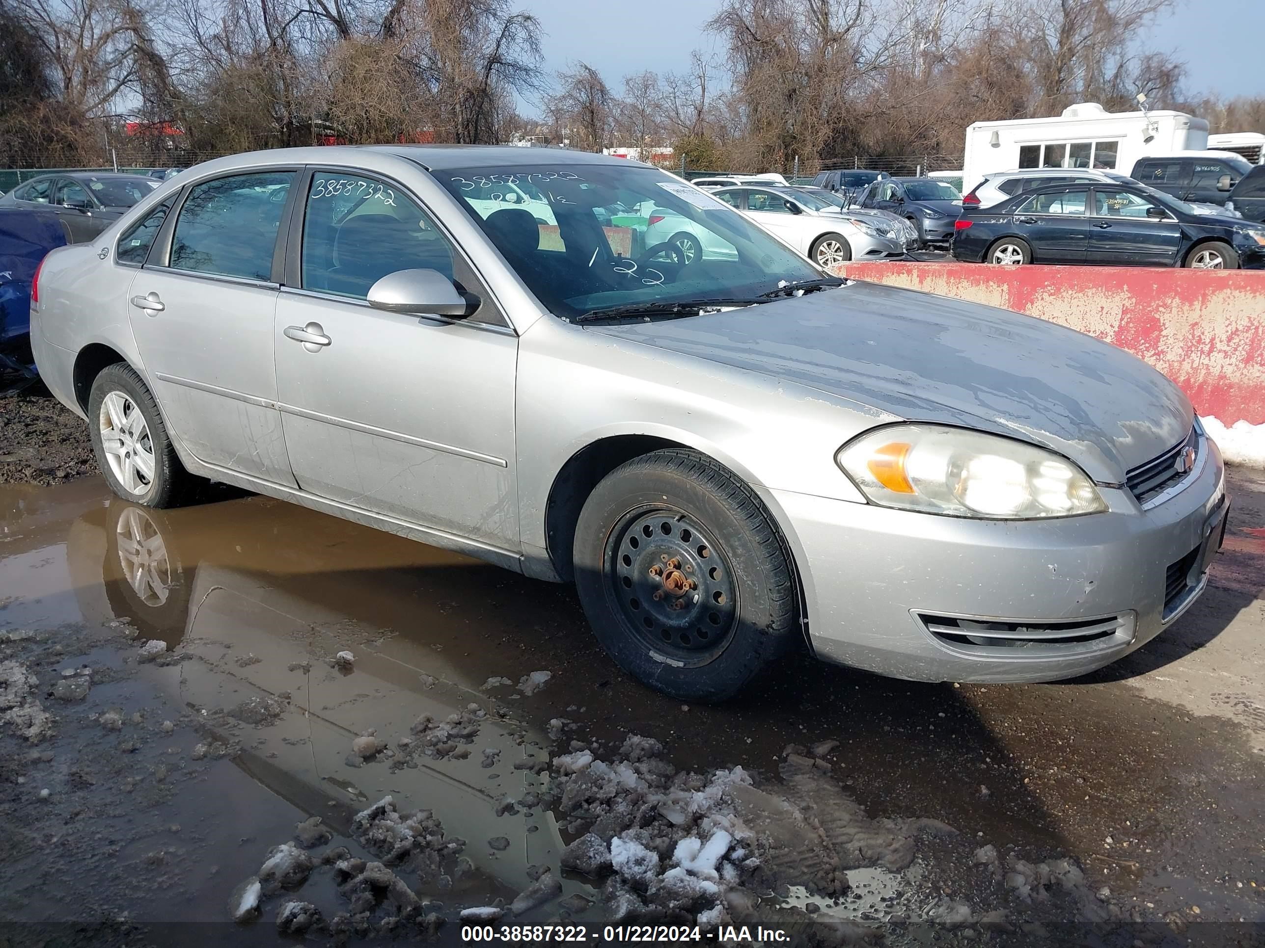 CHEVROLET IMPALA 2008 2g1wb58k389271197