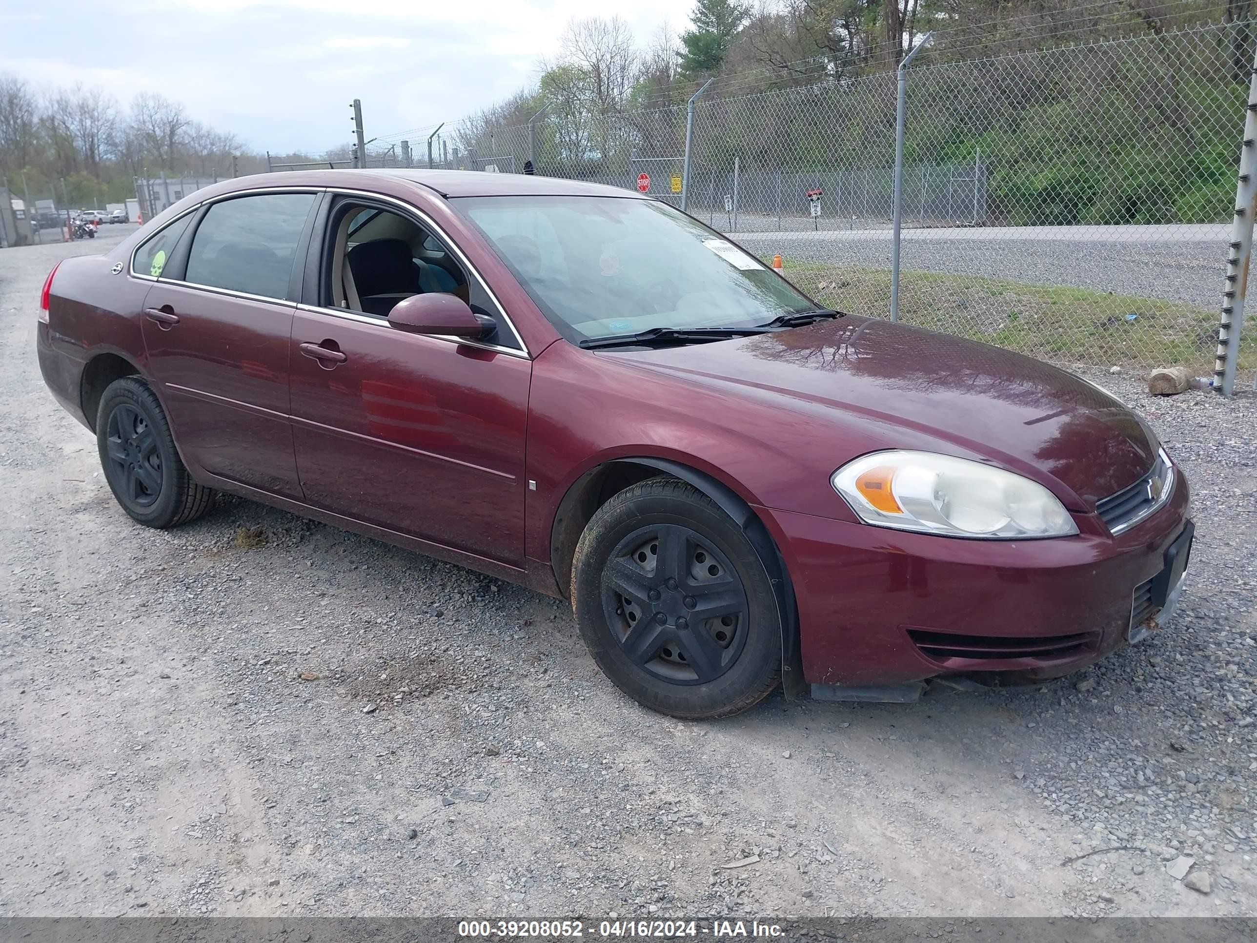 CHEVROLET IMPALA 2007 2g1wb58k479291747