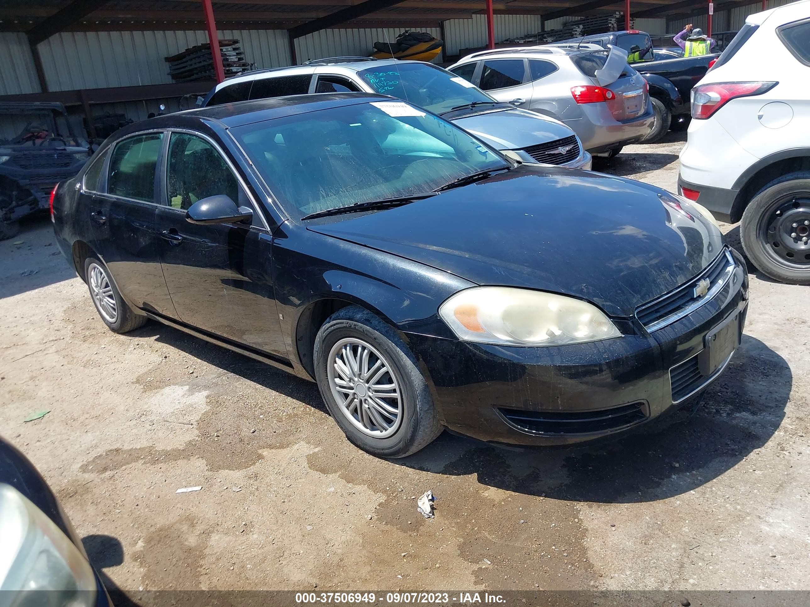 CHEVROLET IMPALA 2008 2g1wb58k481312242