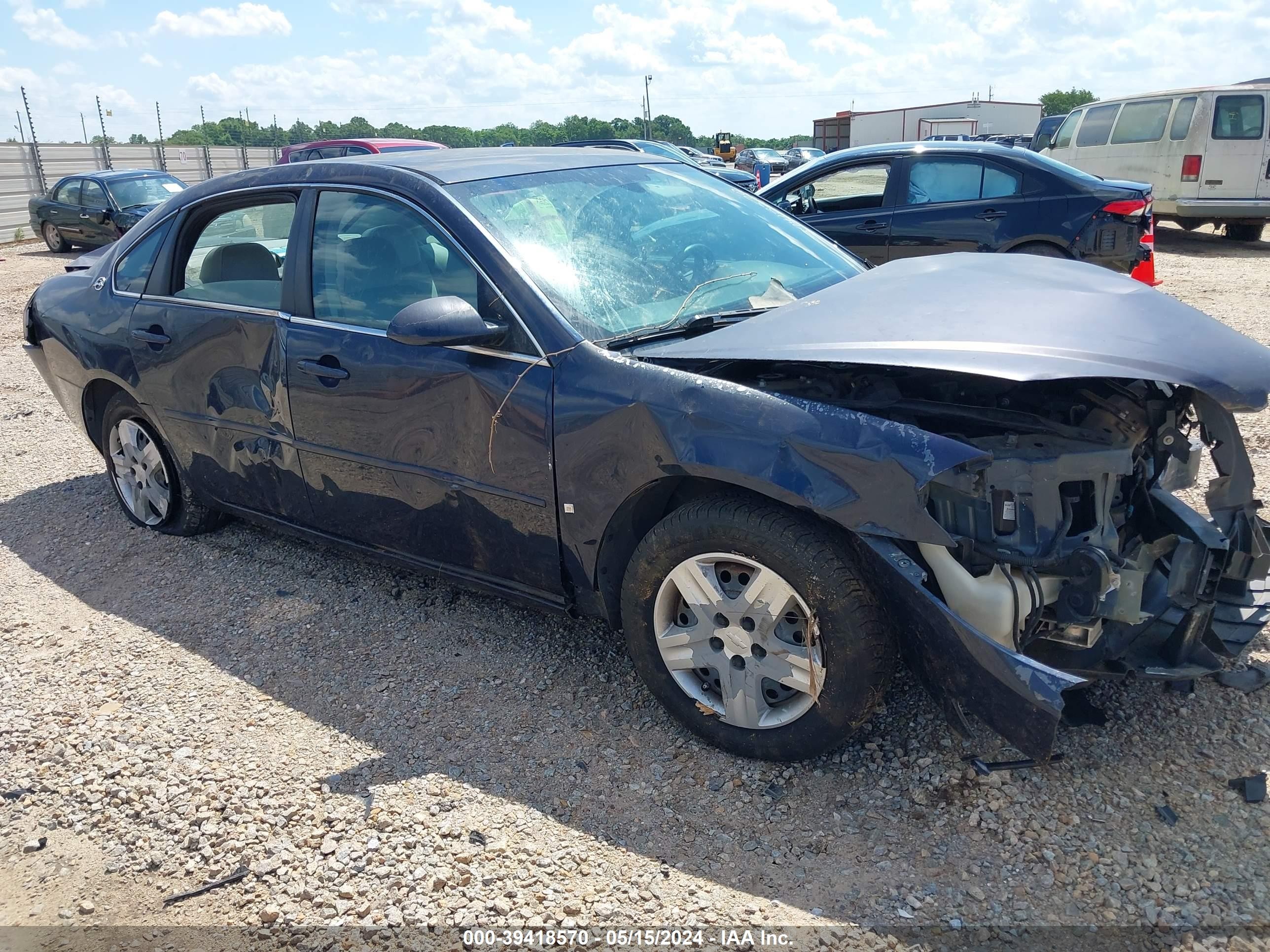 CHEVROLET IMPALA 2007 2g1wb58k579275475