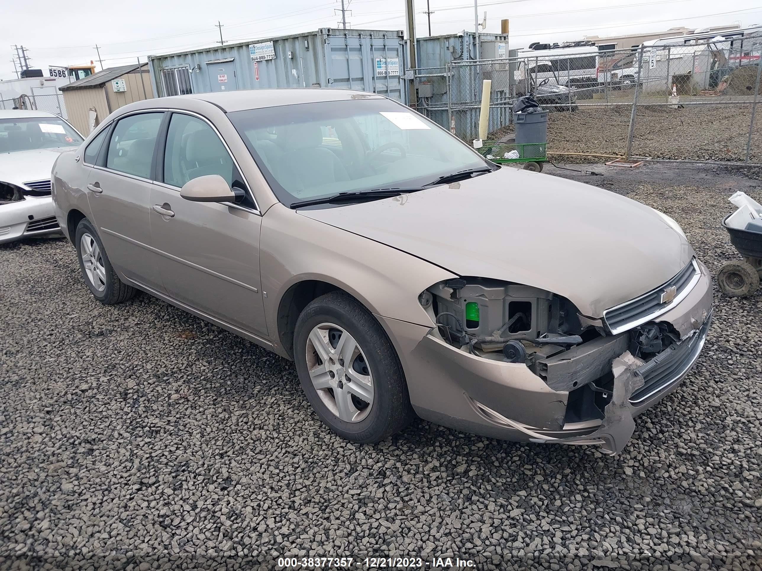 CHEVROLET IMPALA 2007 2g1wb58k679199734