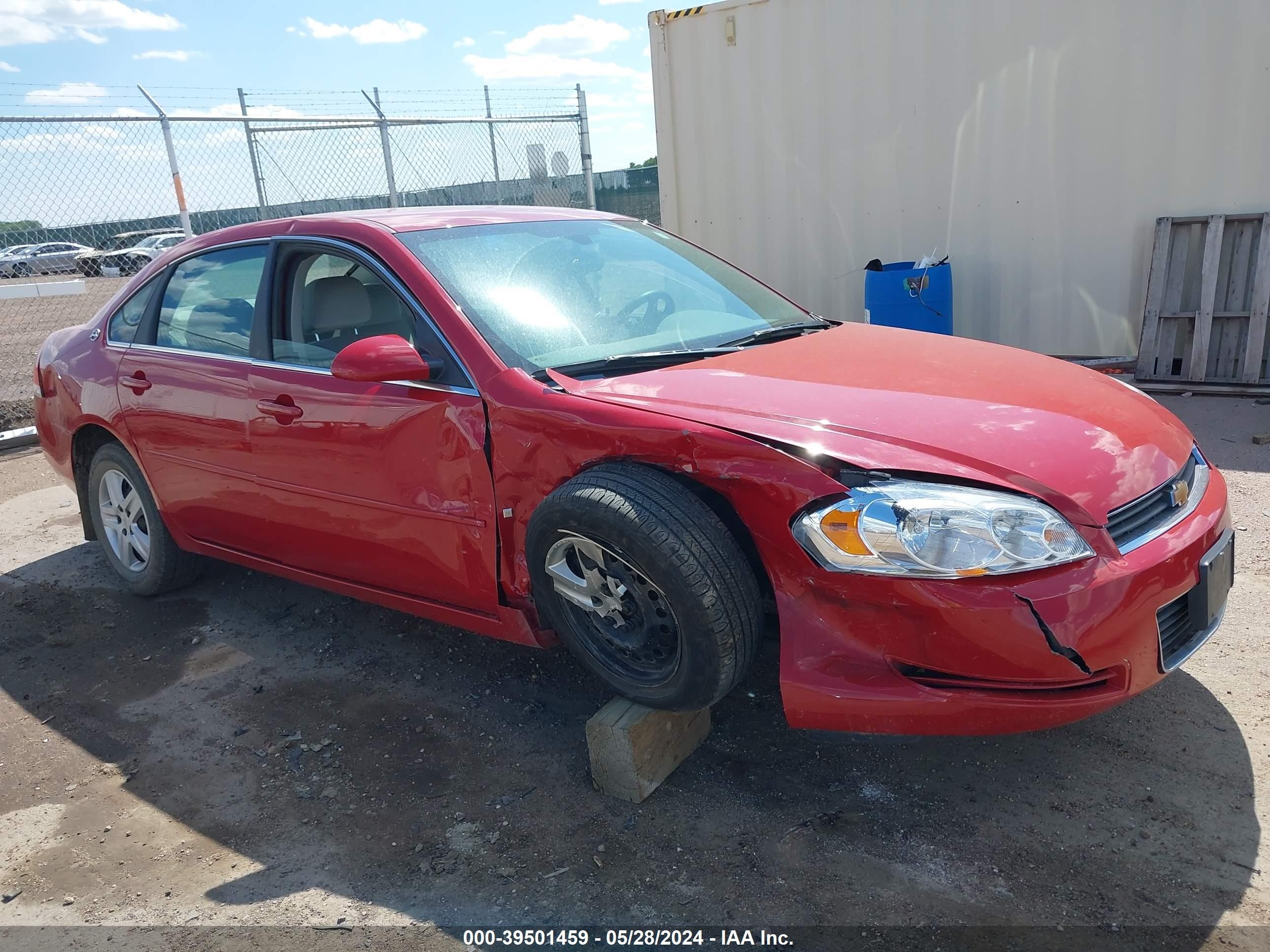 CHEVROLET IMPALA 2008 2g1wb58k681314039