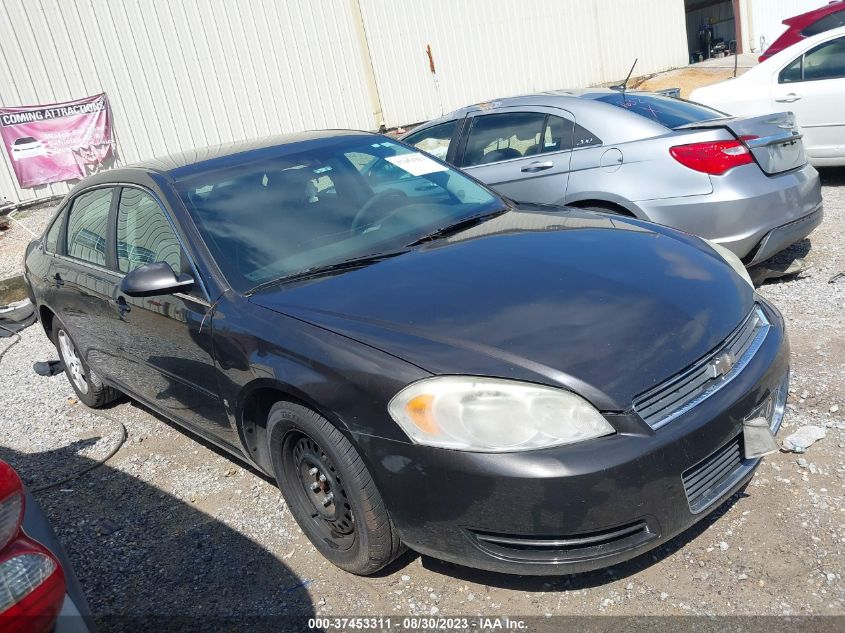 CHEVROLET IMPALA 2008 2g1wb58k781221868