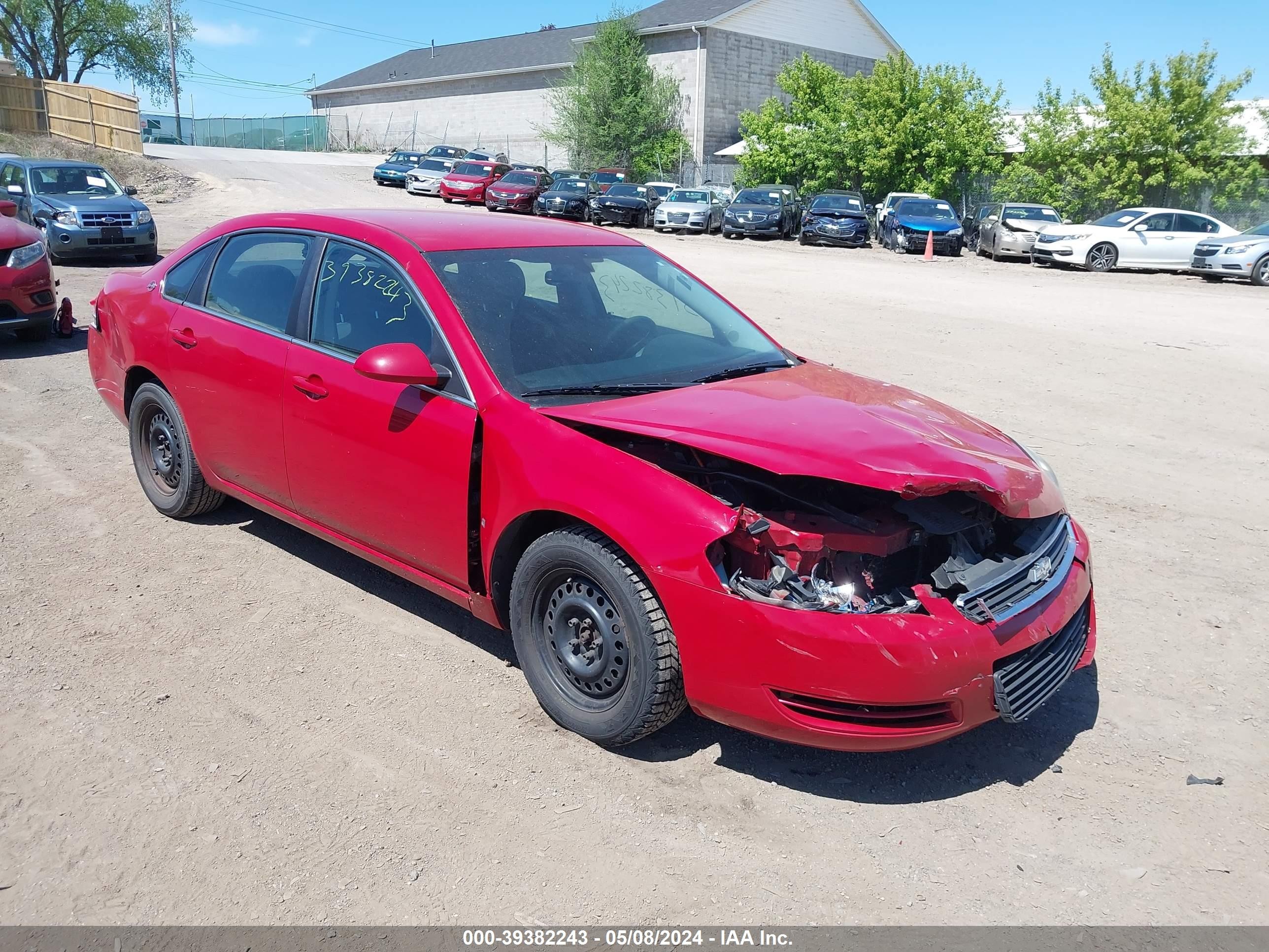 CHEVROLET IMPALA 2008 2g1wb58k781240288