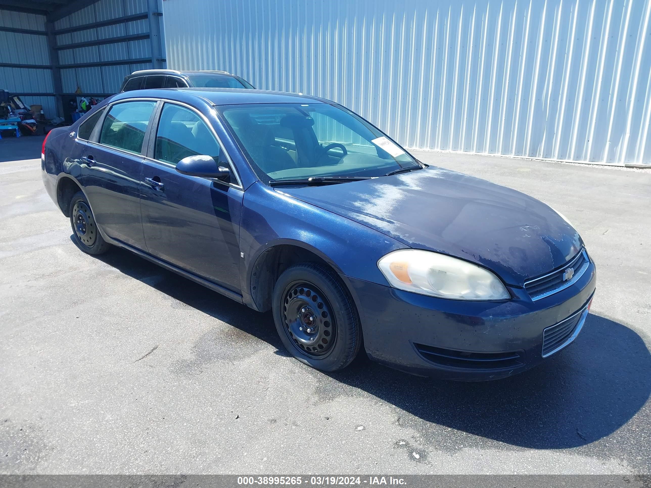 CHEVROLET IMPALA 2008 2g1wb58k789120749