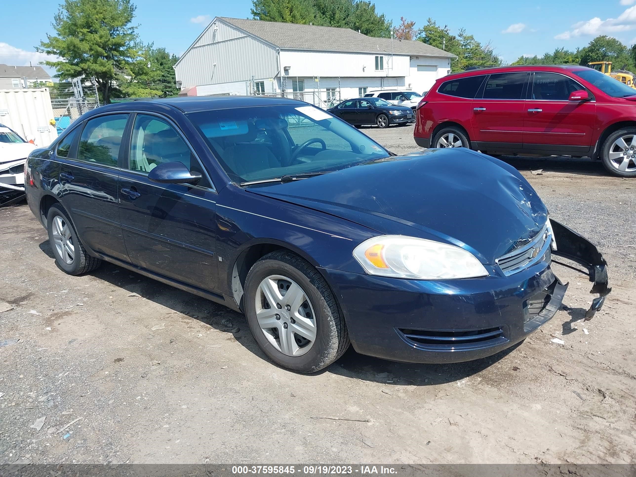 CHEVROLET IMPALA 2007 2g1wb58kx79272006