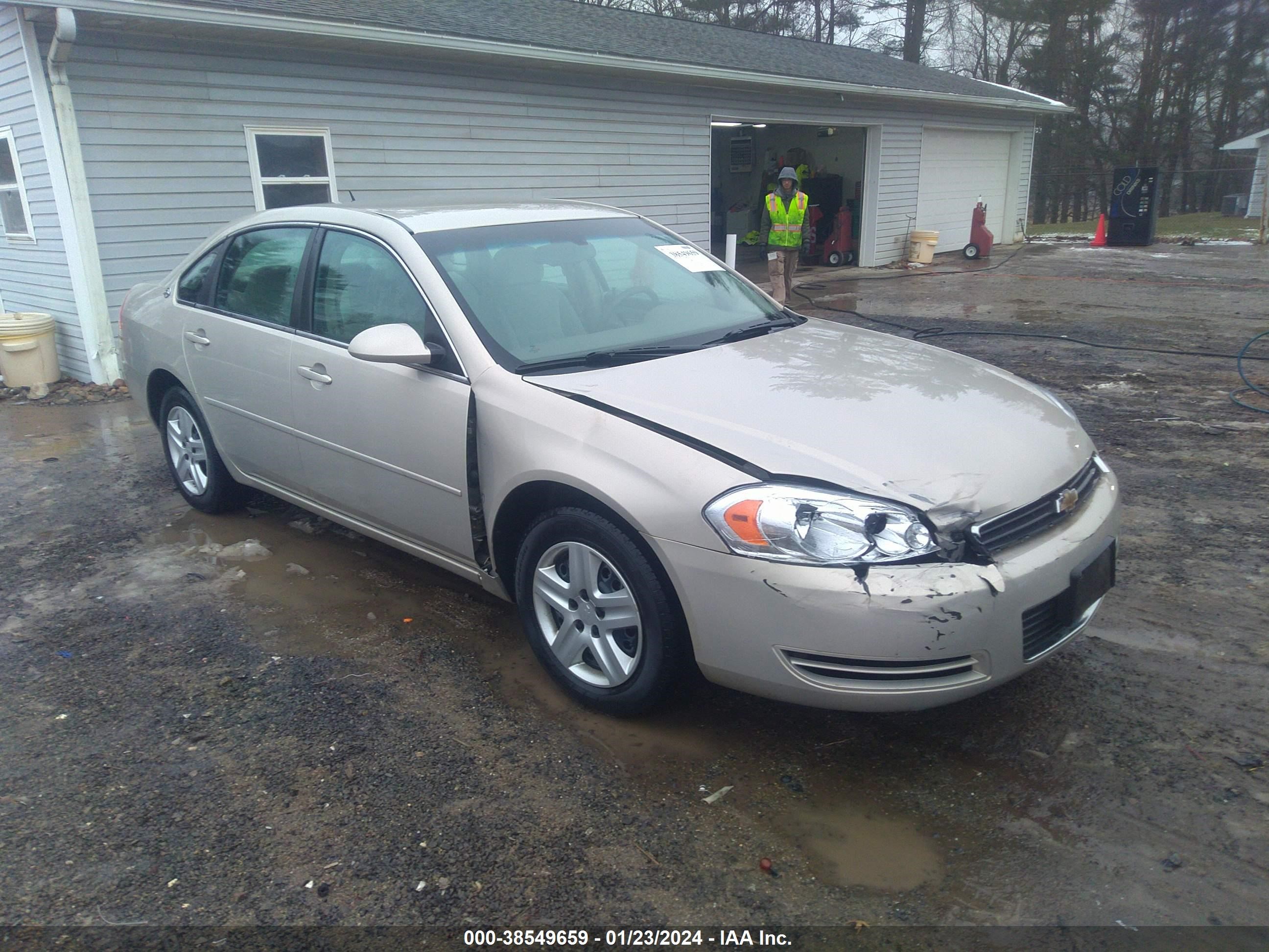 CHEVROLET IMPALA 2008 2g1wb58kx81222741