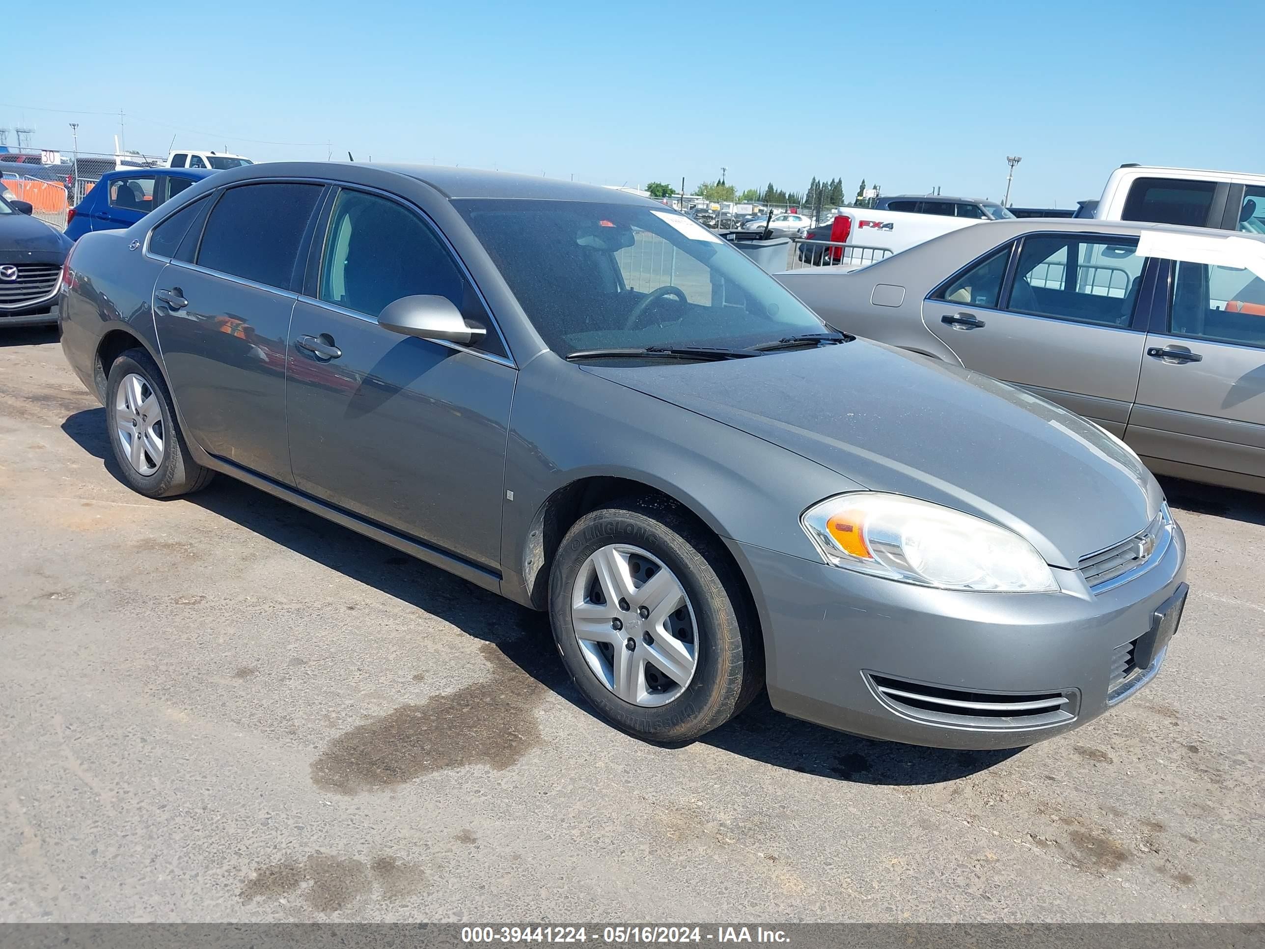 CHEVROLET IMPALA 2008 2g1wb58n281372126