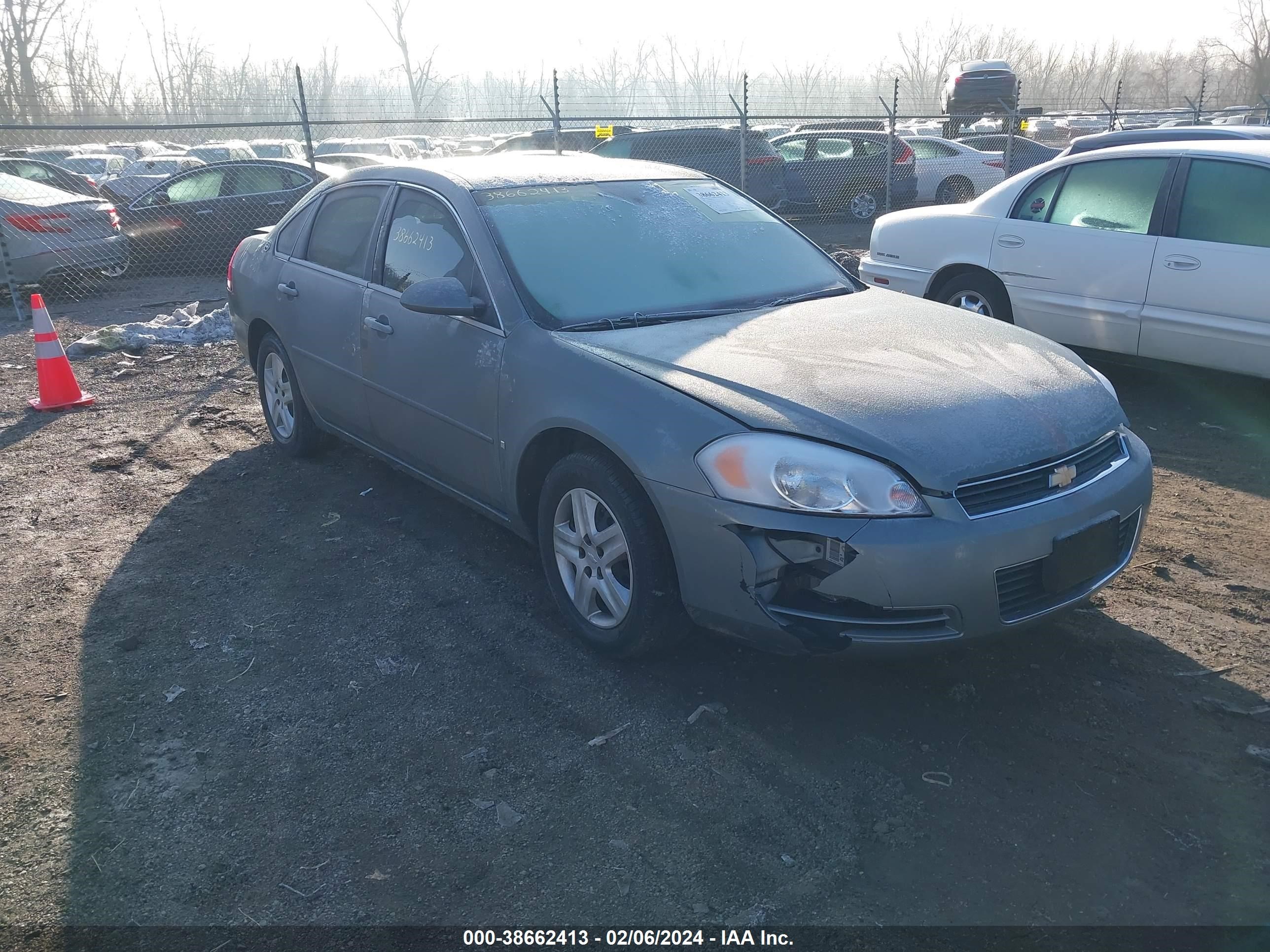 CHEVROLET IMPALA 2008 2g1wb58n489109542