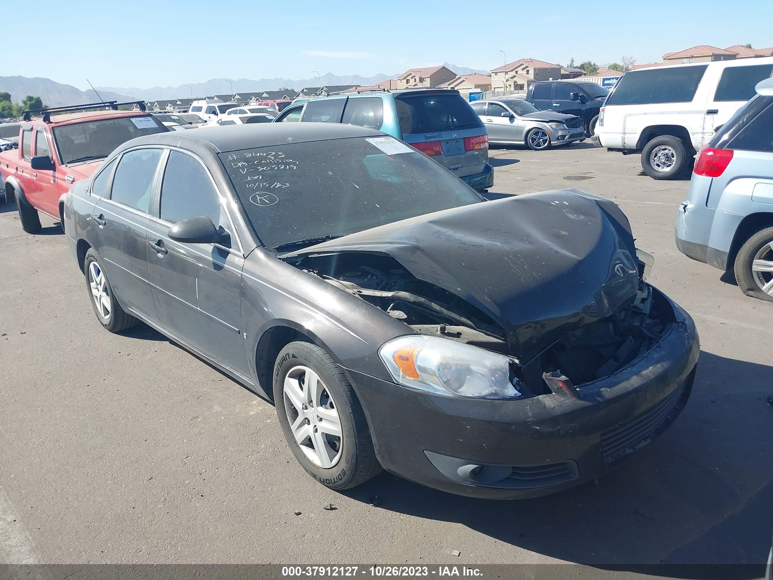 CHEVROLET IMPALA 2008 2g1wb58n681305819