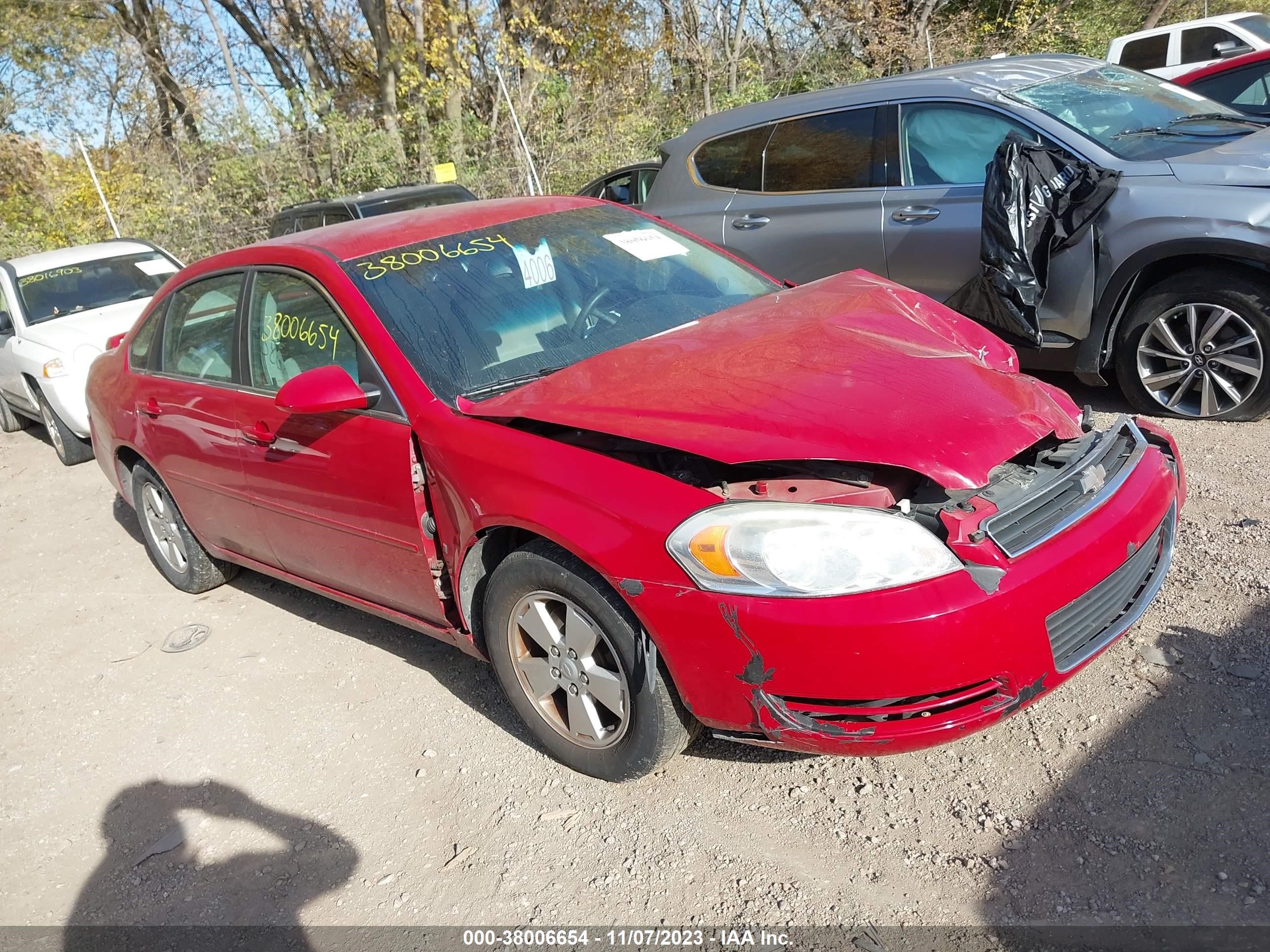 CHEVROLET IMPALA 2008 2g1wb58n781312049