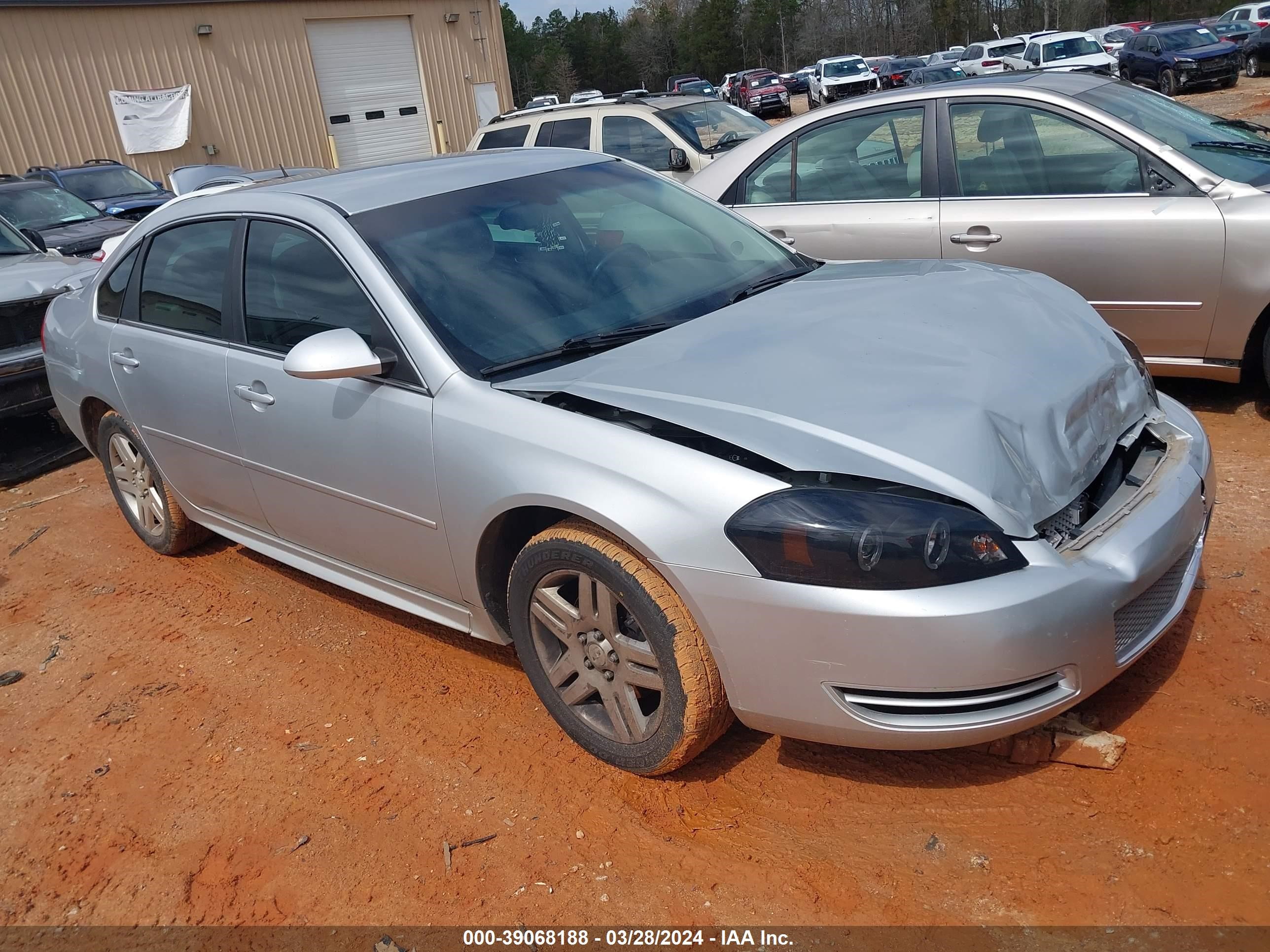 CHEVROLET IMPALA 2012 2g1wb5e31c1149880