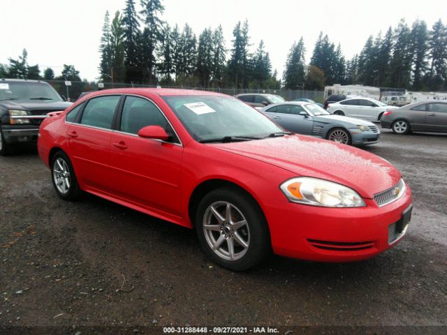 CHEVROLET IMPALA 2012 2g1wb5e33c1110417