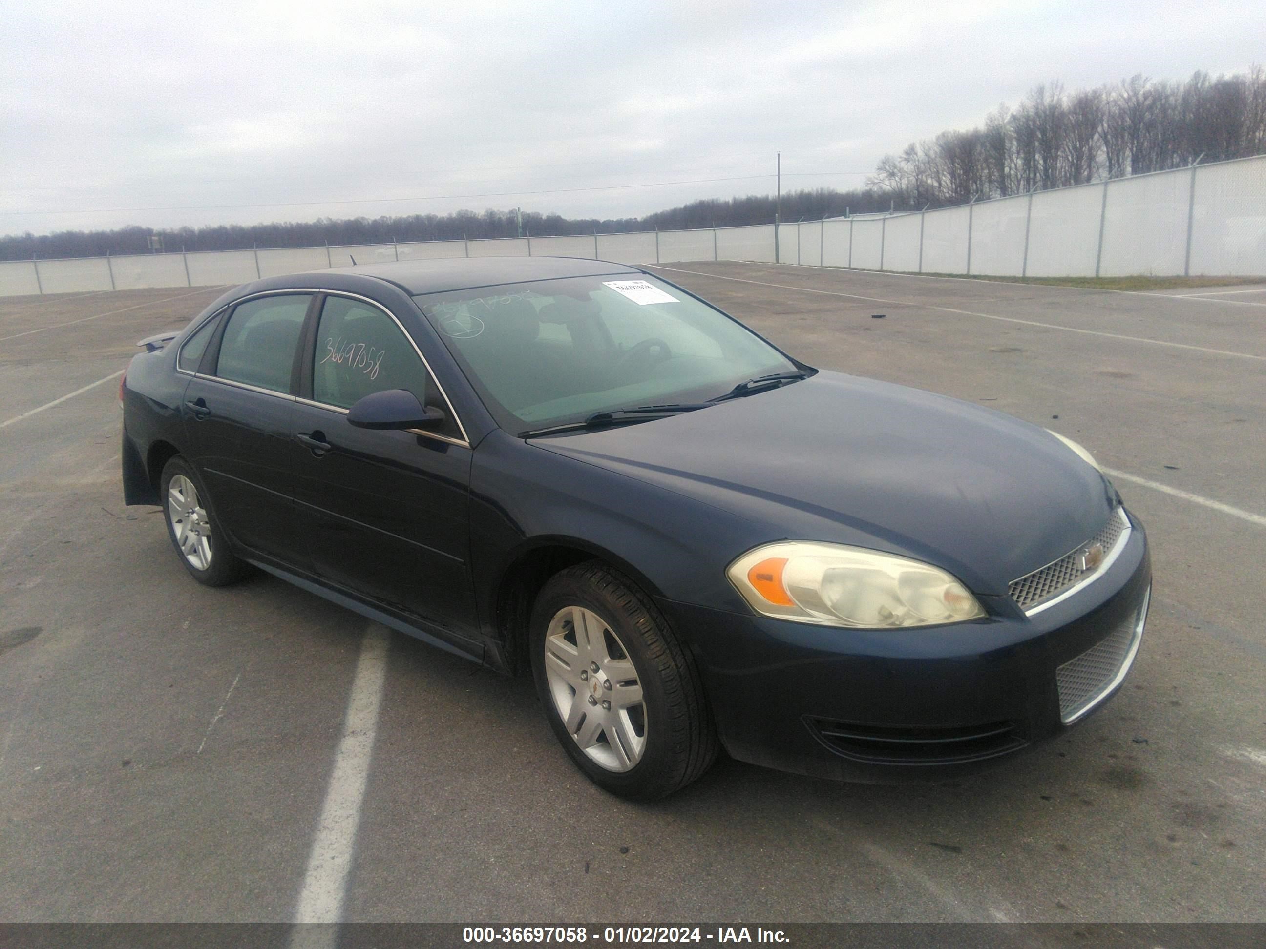 CHEVROLET IMPALA 2012 2g1wb5e36c1177433