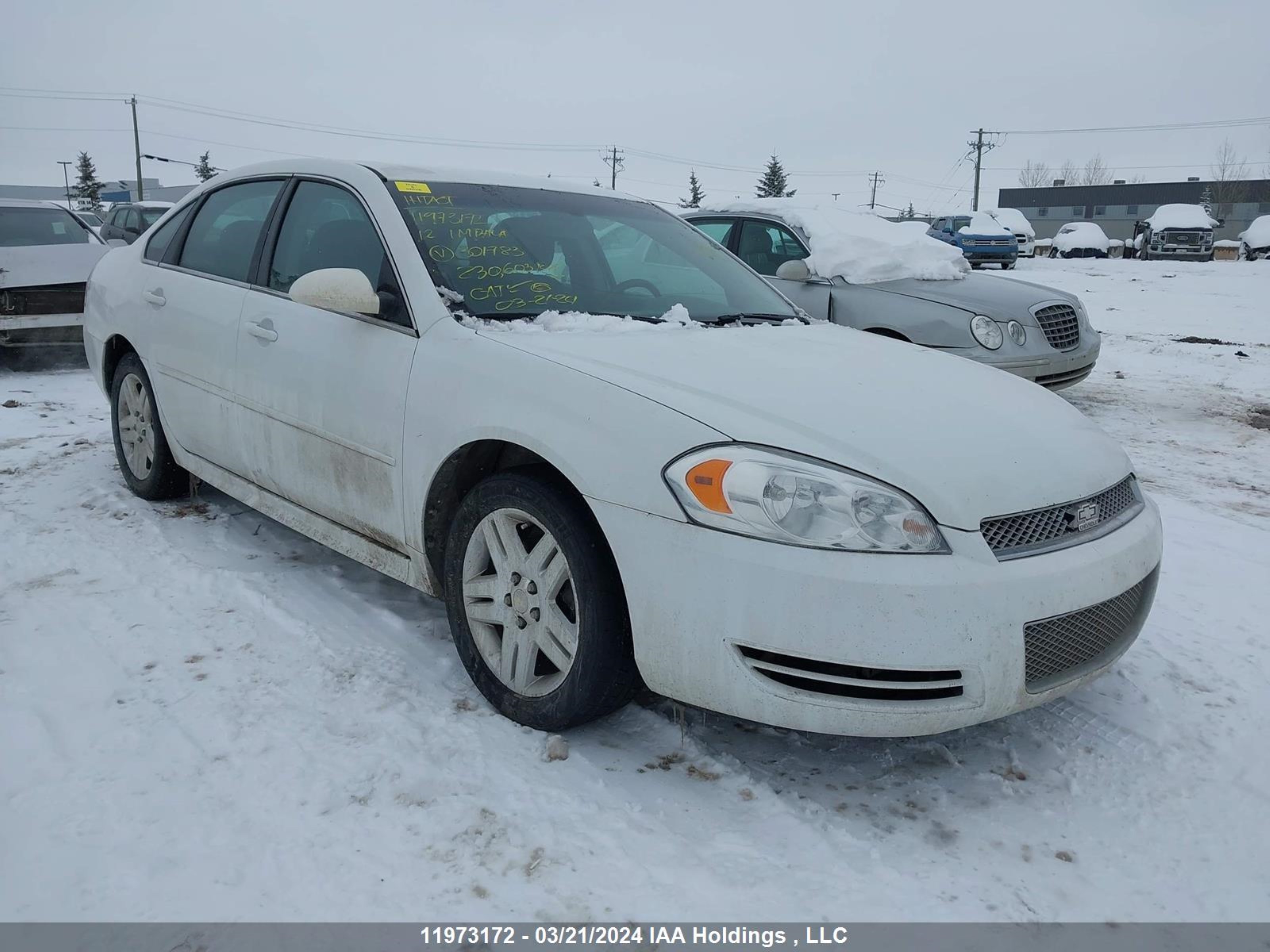 CHEVROLET IMPALA 2012 2g1wb5e38c1301783