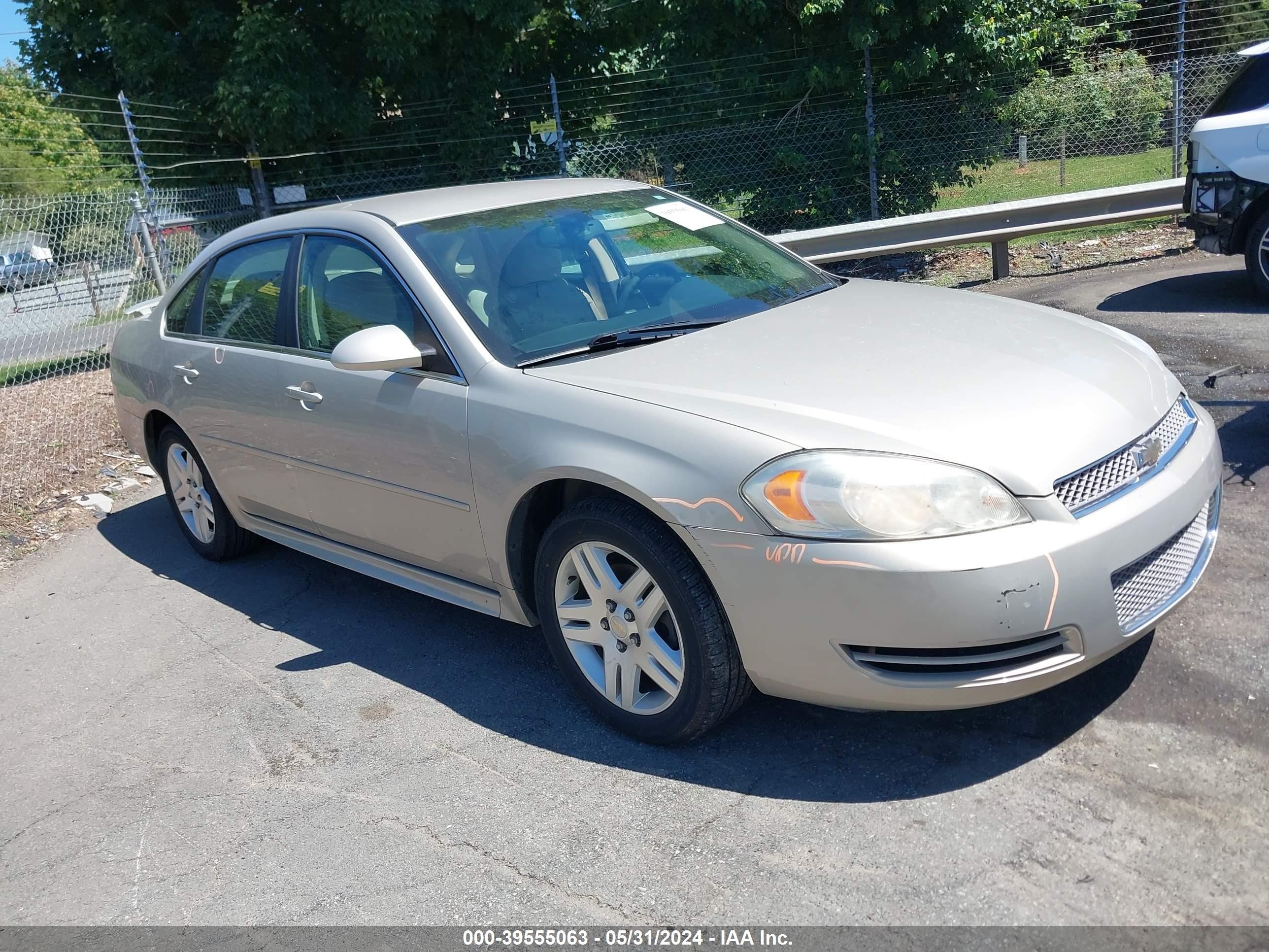 CHEVROLET IMPALA 2012 2g1wb5e39c1126945