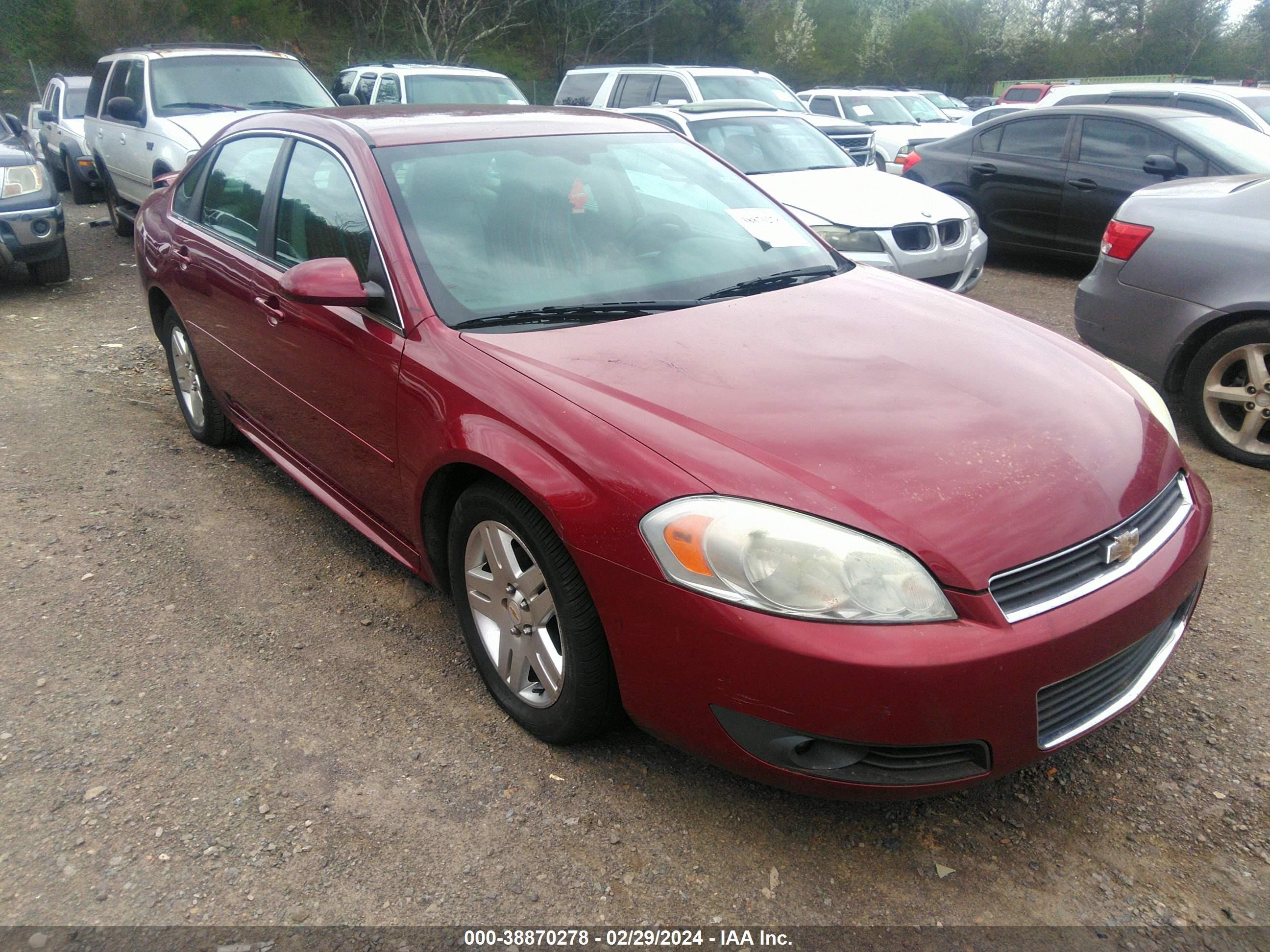 CHEVROLET IMPALA 2011 2g1wb5ek5b1279442